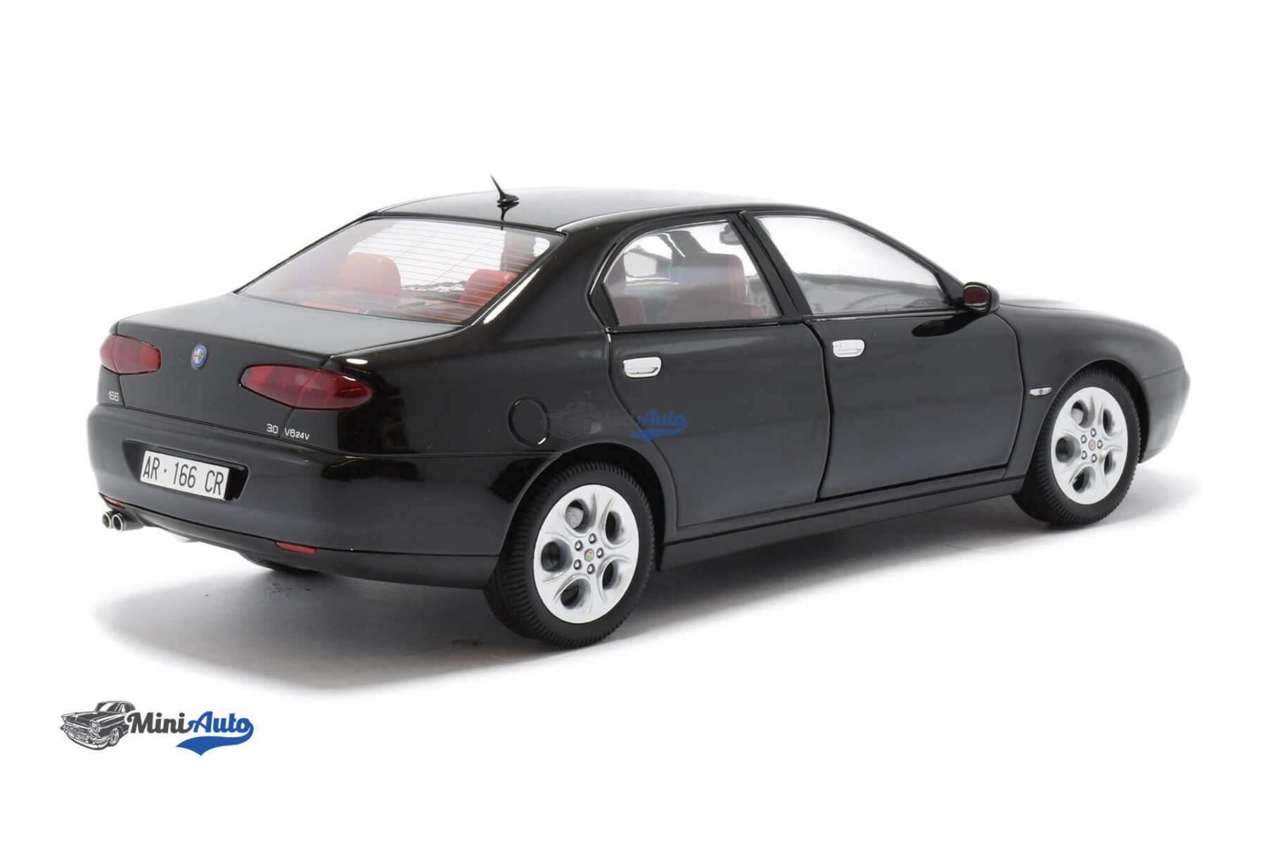 MIT200033-D---Alfa-Romeo-166-3.0-V6---1998---Black_3 Alfa Romeo 166 3.0 V6 - 1998 - Black - Image 3