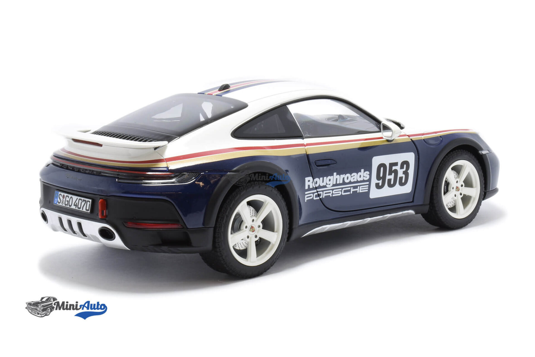 Porsche 911 992 N953 Rally Dakar Roughroads - 2023 - White/Blue - Image 3