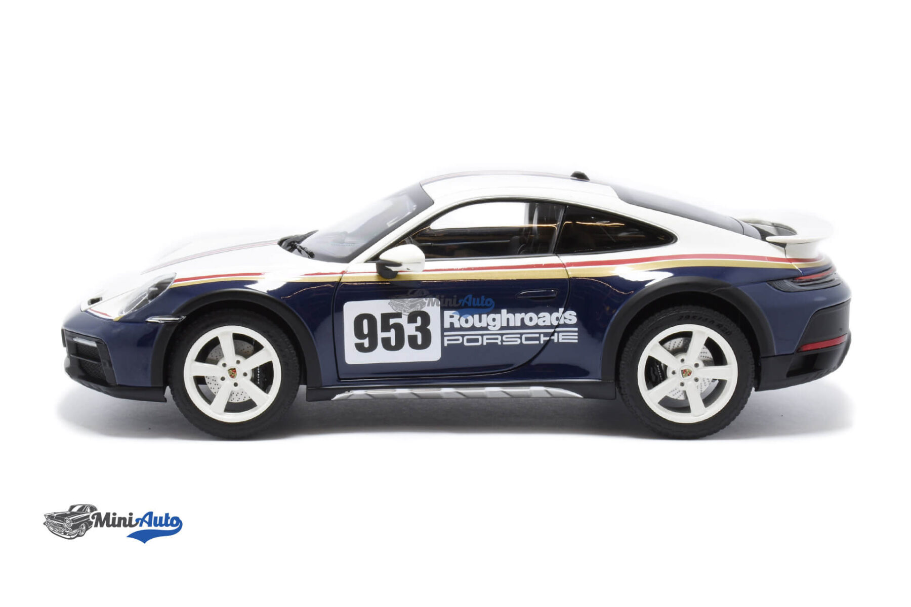 Porsche 911 992 N953 Rally Dakar Roughroads - 2023 - White/Blue - Image 5