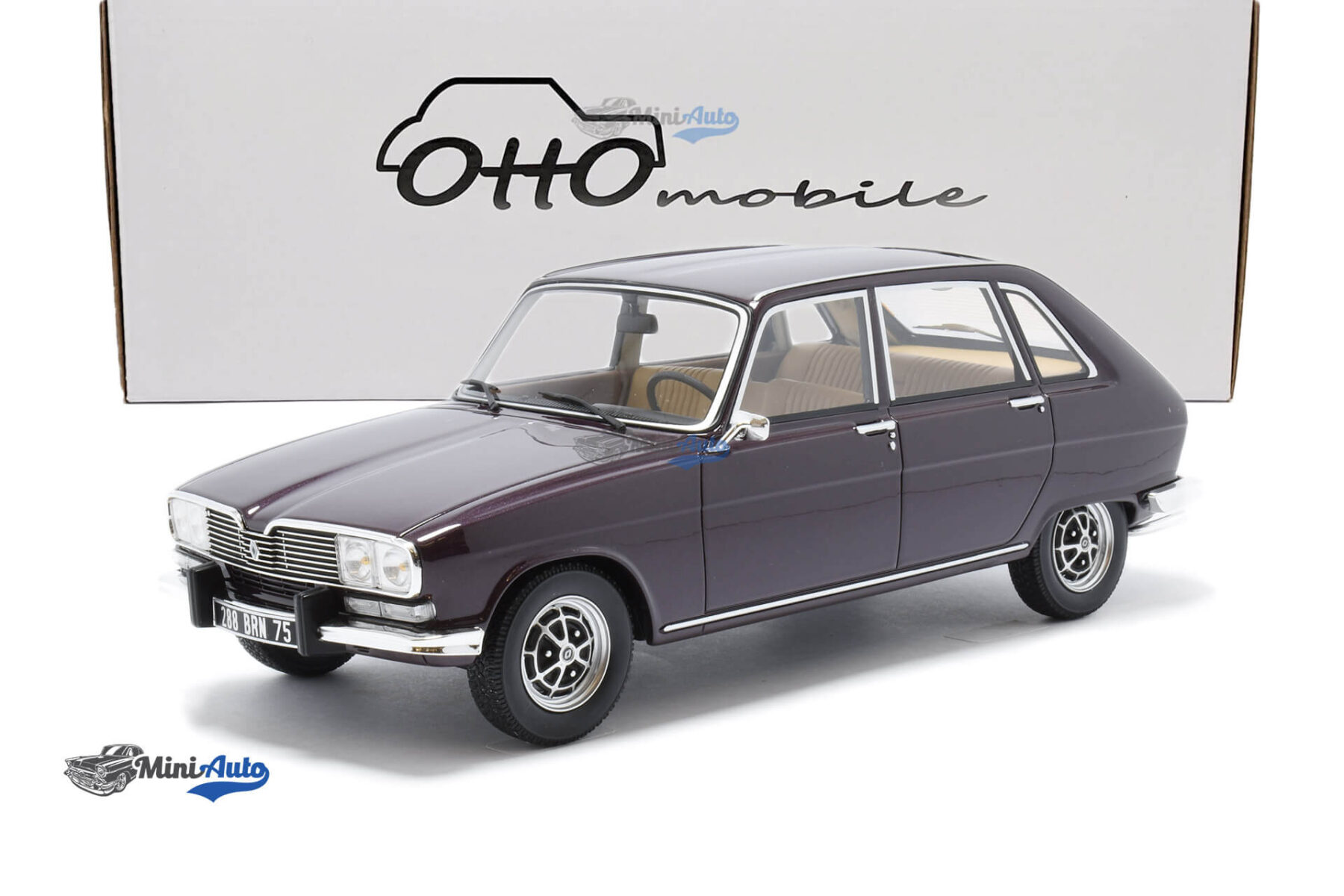 OT1066---Renault-R16-TX---1974---Dark-Red_4 Renault R16 TX - 1974 - Dark Red - Image 4