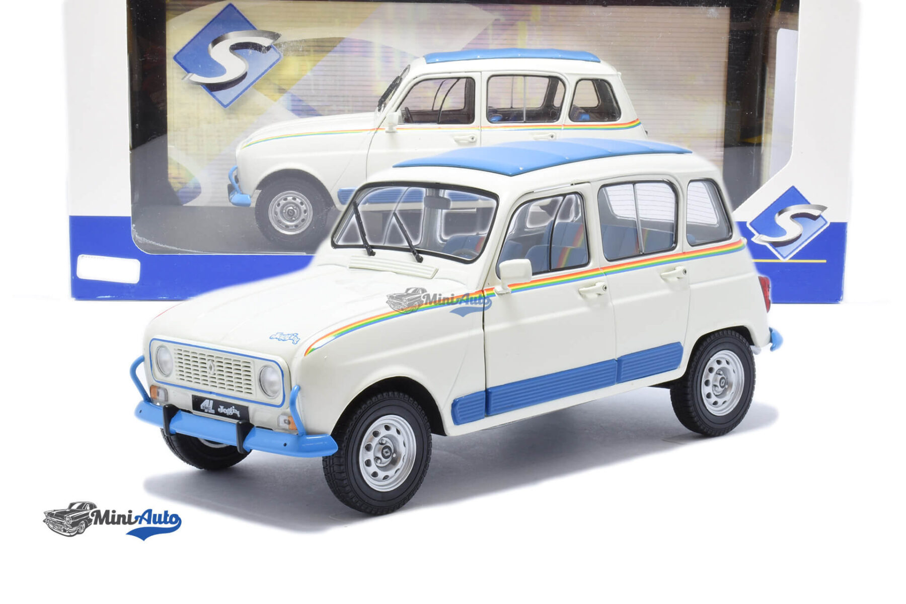 Renault R4L Jogging - 1981 - White/Blue - Image 6