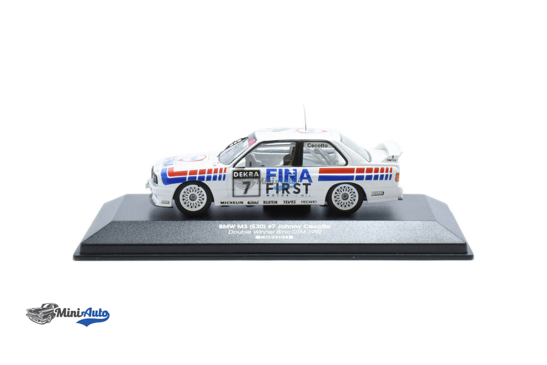BMW M3 E30 N7 Double Winner Brno DTM Johnny - 1992 - White - Image 3