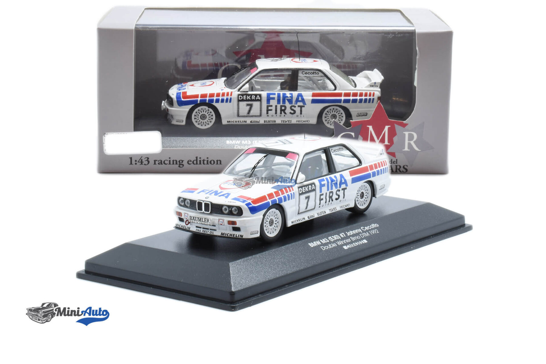 BMW M3 E30 N7 Double Winner Brno DTM Johnny - 1992 - White - Image 4