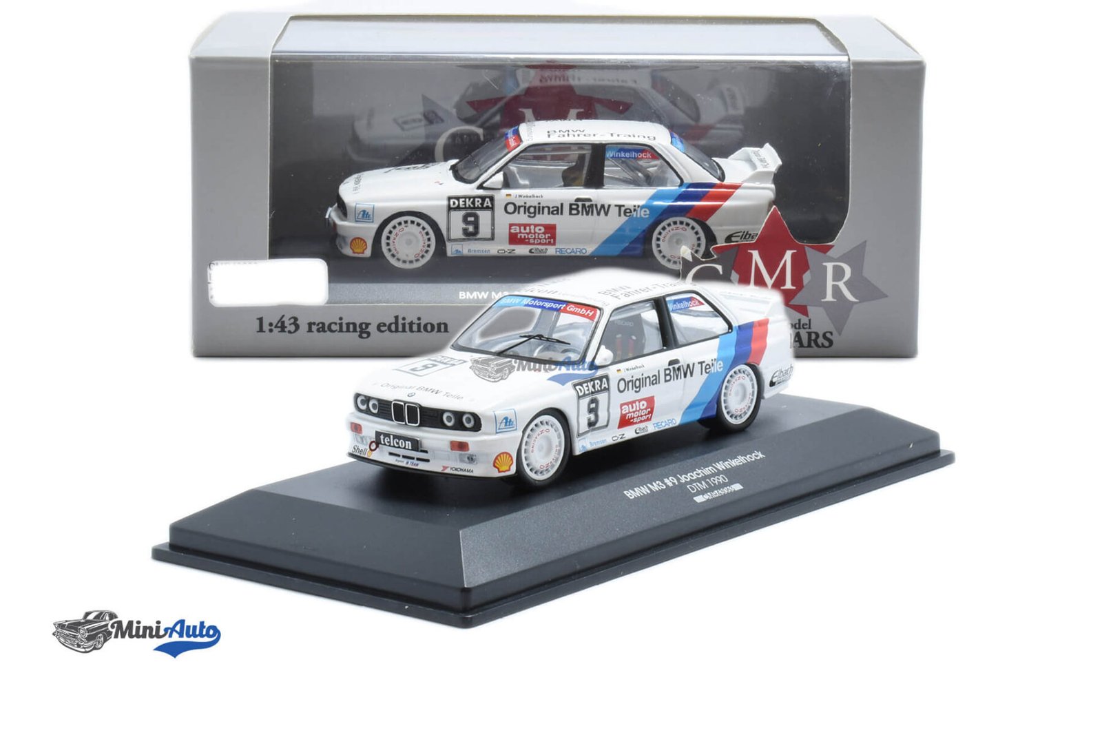 BMW M3 E30 N9 DTM Joachim Winkelhock - 1990 - White - Image 4