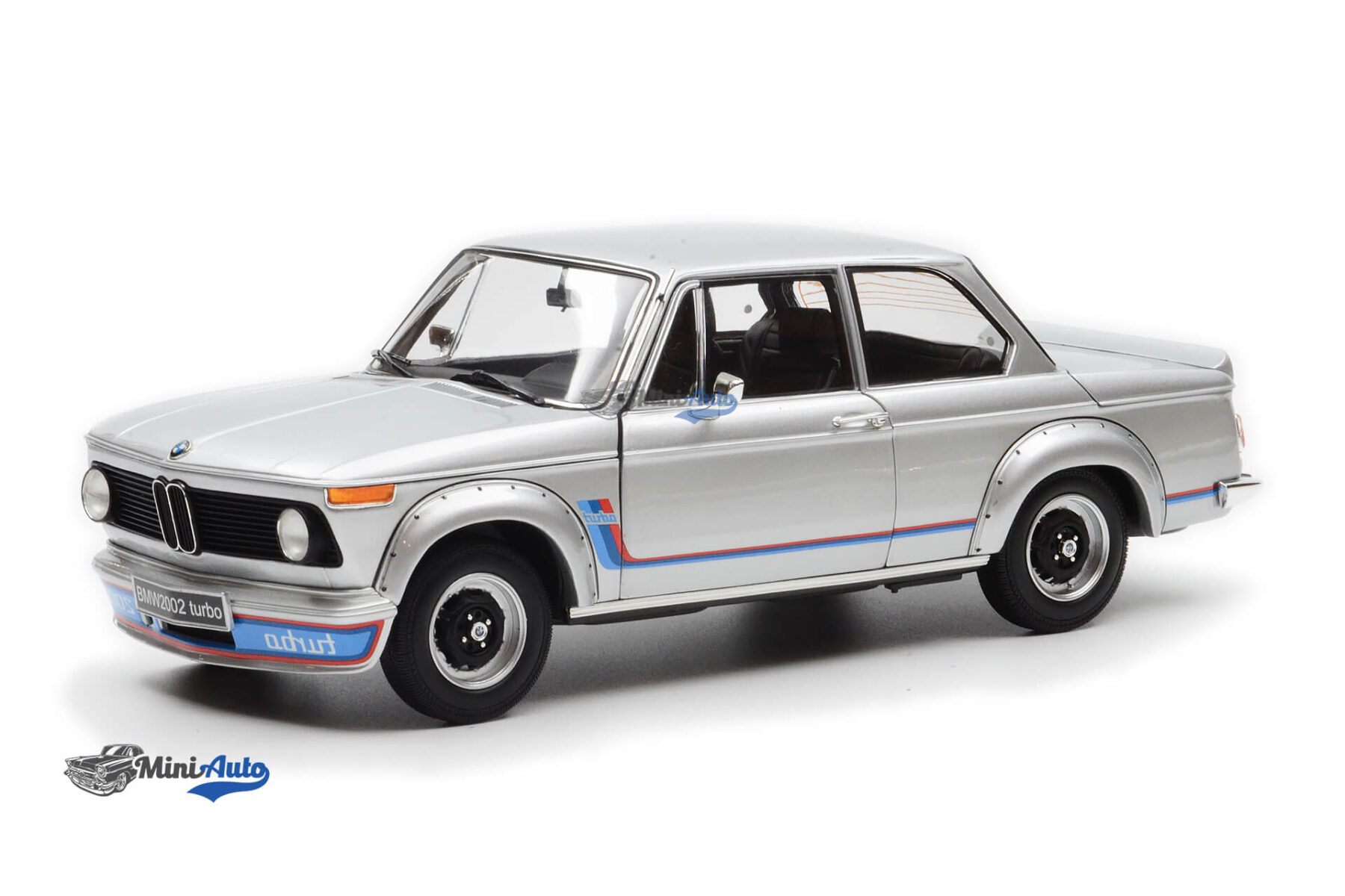 KY08544S_BMW 2002 TURBO - Kyosho 118_2 BMW 2002 Turbo - 1974 - Silver - Image 1