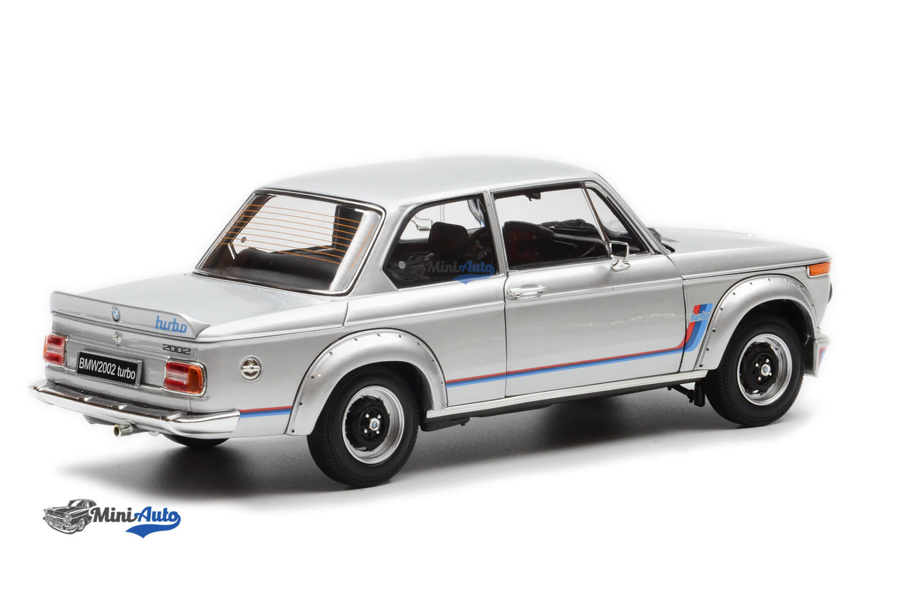 KY08544S_BMW 2002 TURBO - Kyosho 118_3 BMW 2002 Turbo - 1974 - Silver - Image 3