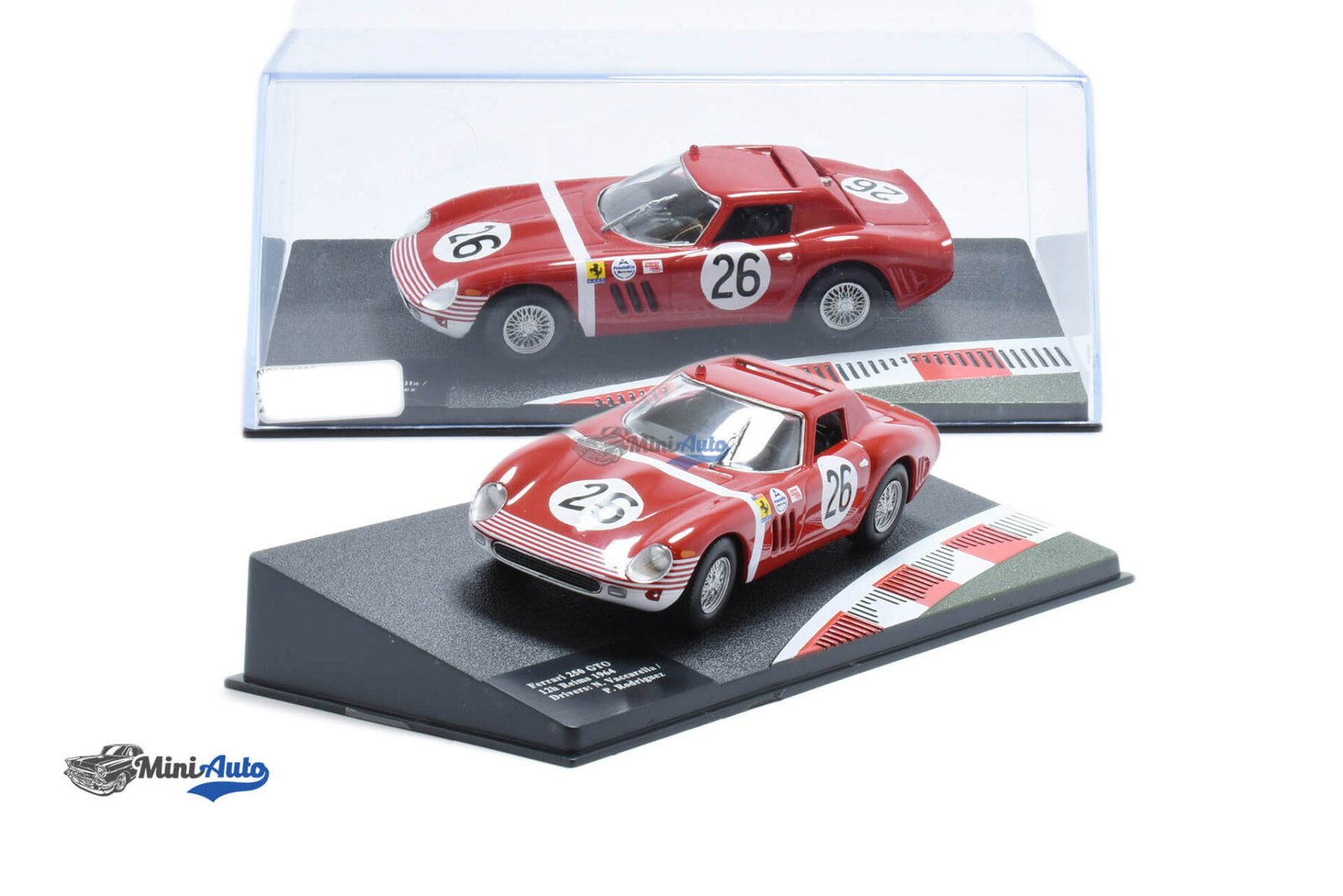 Ferrari 250 GTO N26 12h Reims Vaccarella - 1964 - Red - Image 4