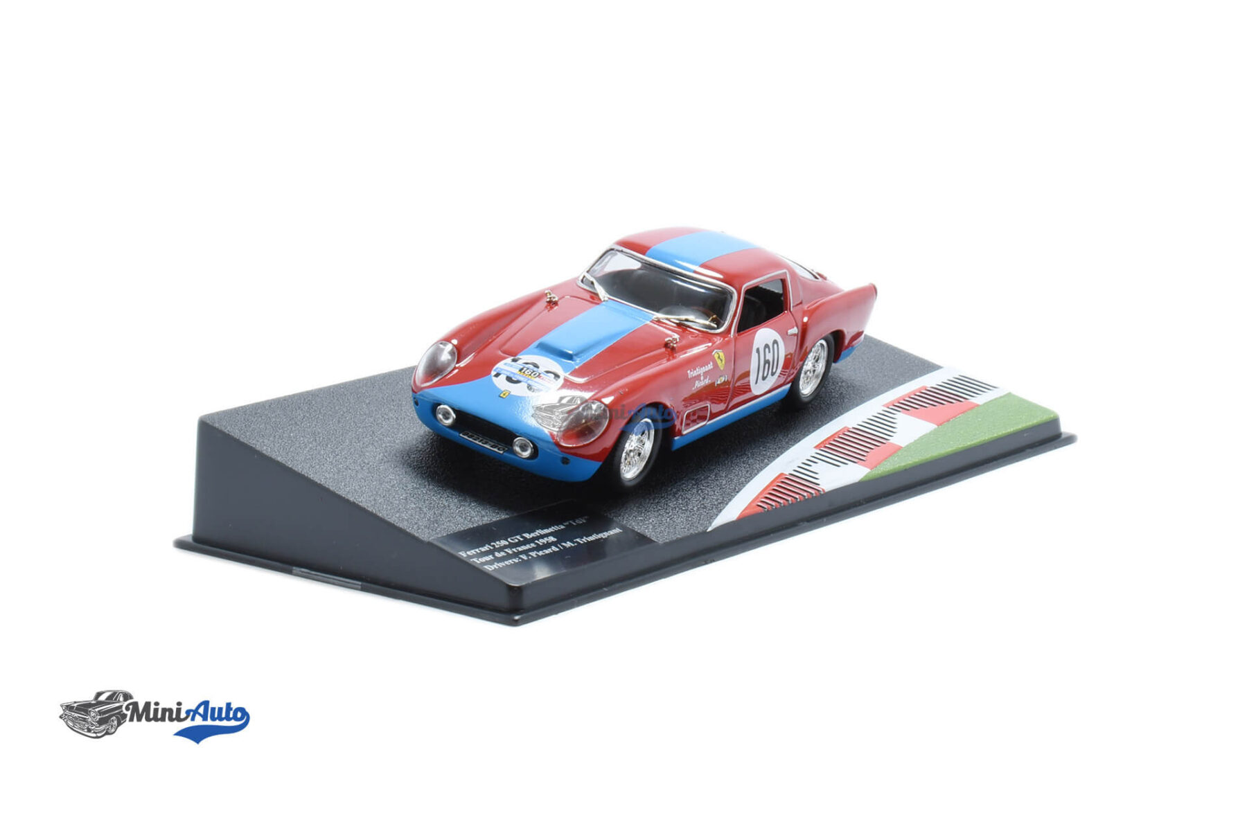 NOV75923---Ferrari-250-GT-N160-2nd-Rallye-Tour-De-France-Trintignant---1958---Red_1 Ferrari 250 GT N160 2nd Rallye Tour De France Trintignant - 1958 - Red - Image 1
