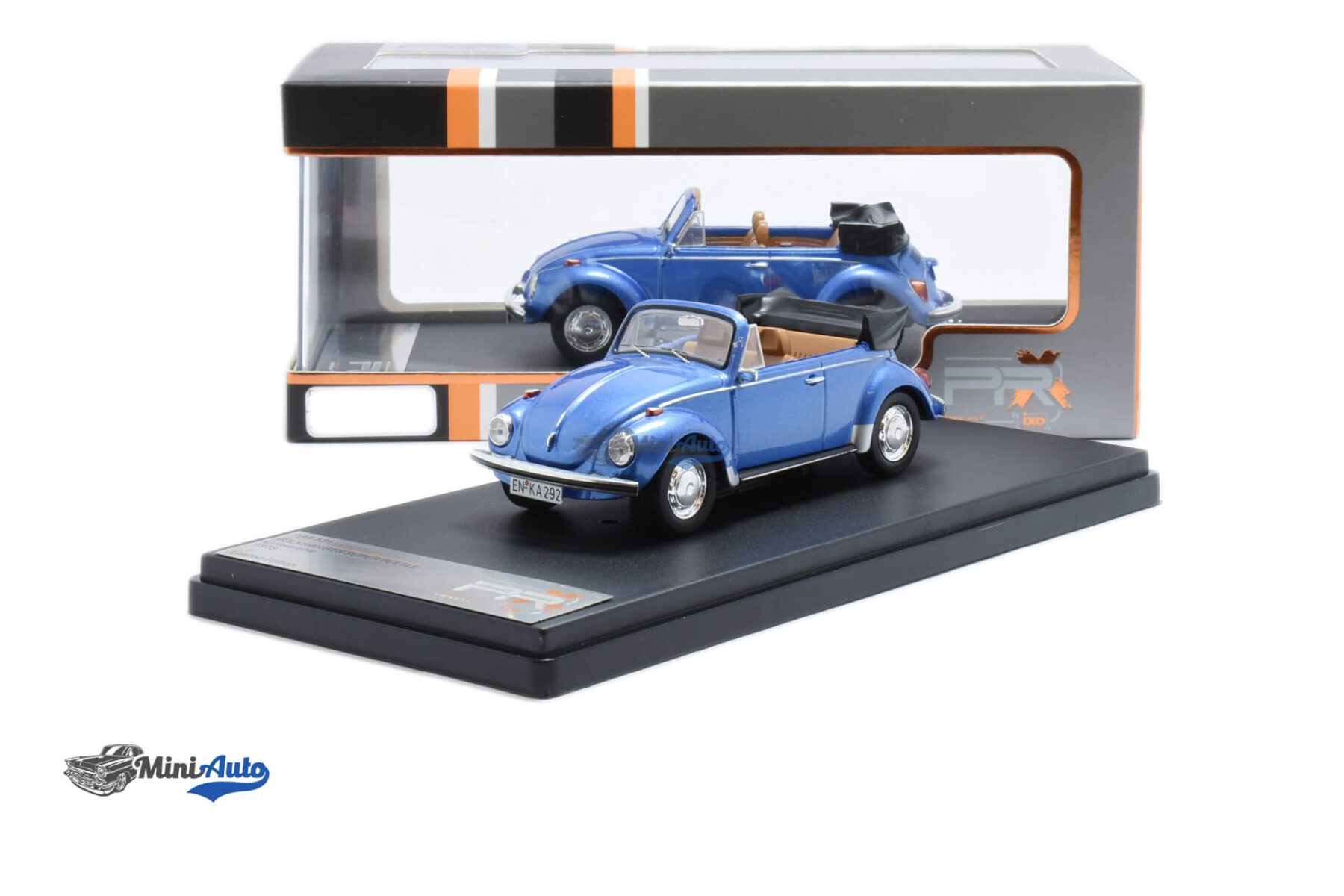Volkswagen Beetle Cabriolet -1973 - Blue - Image 4