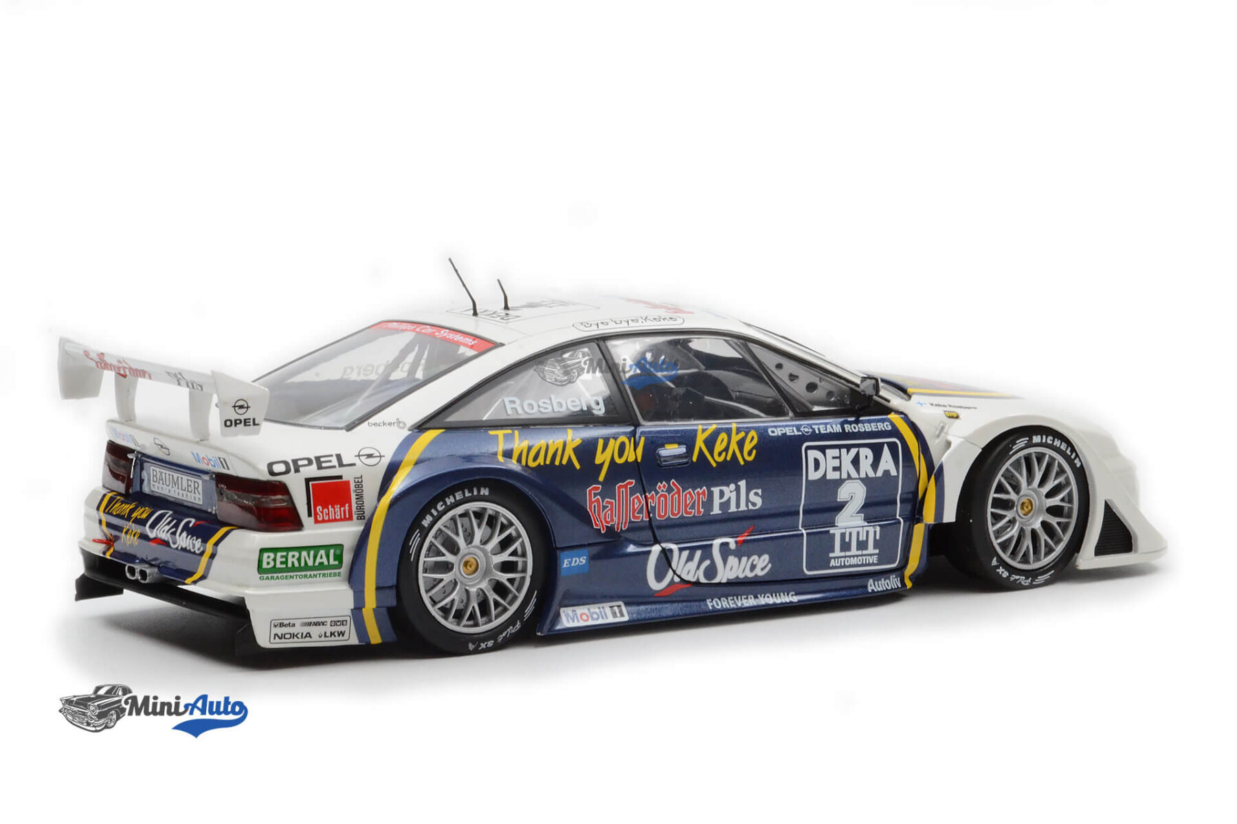 Opel Calibra V6 4X4 N2 DTM Hockenheim 1995 Keke Rosberg - White/Blue - Image 3