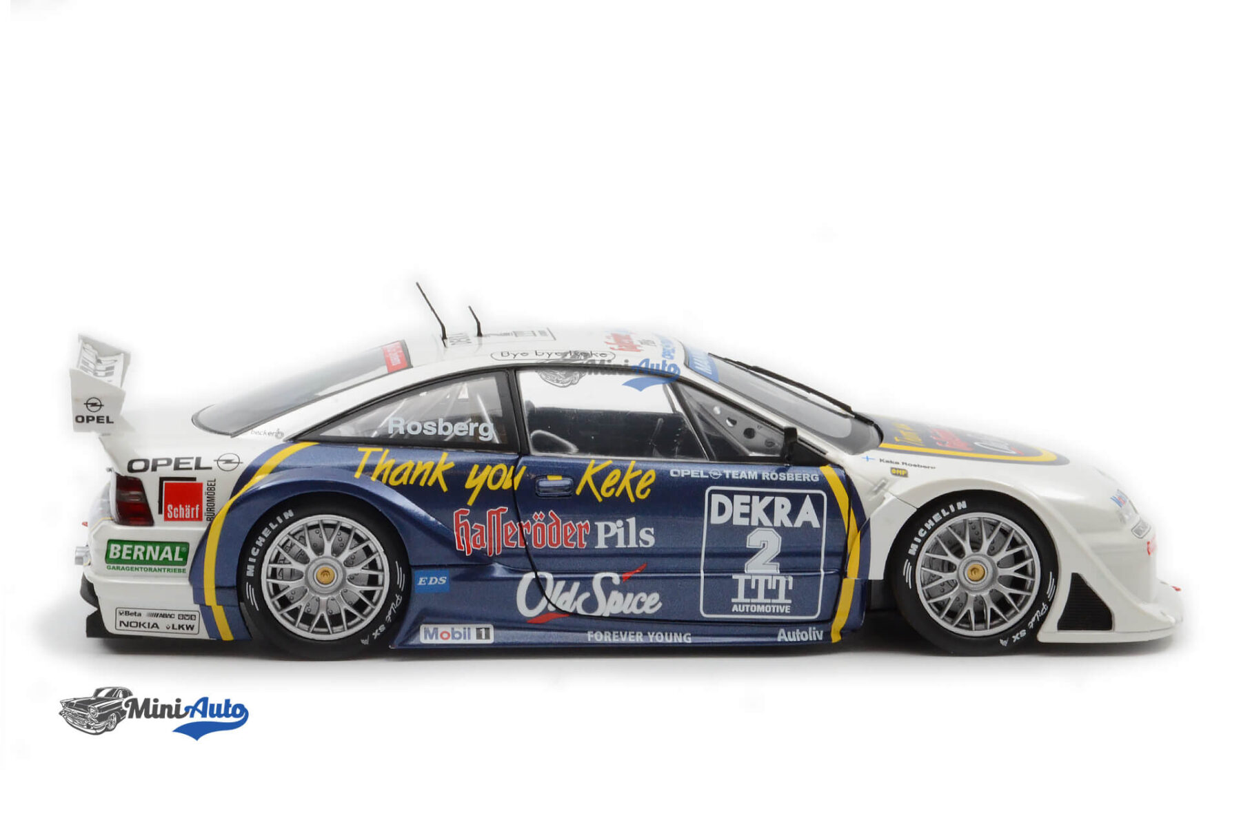 Opel Calibra V6 4X4 N2 DTM Hockenheim 1995 Keke Rosberg - White/Blue - Image 4