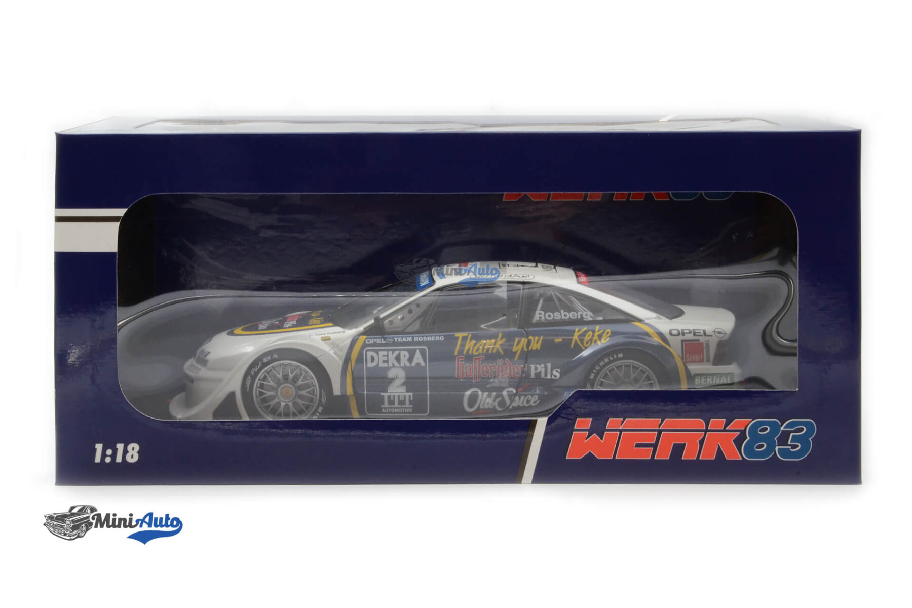 Opel Calibra V6 4X4 N2 DTM Hockenheim 1995 Keke Rosberg - White/Blue - Image 5