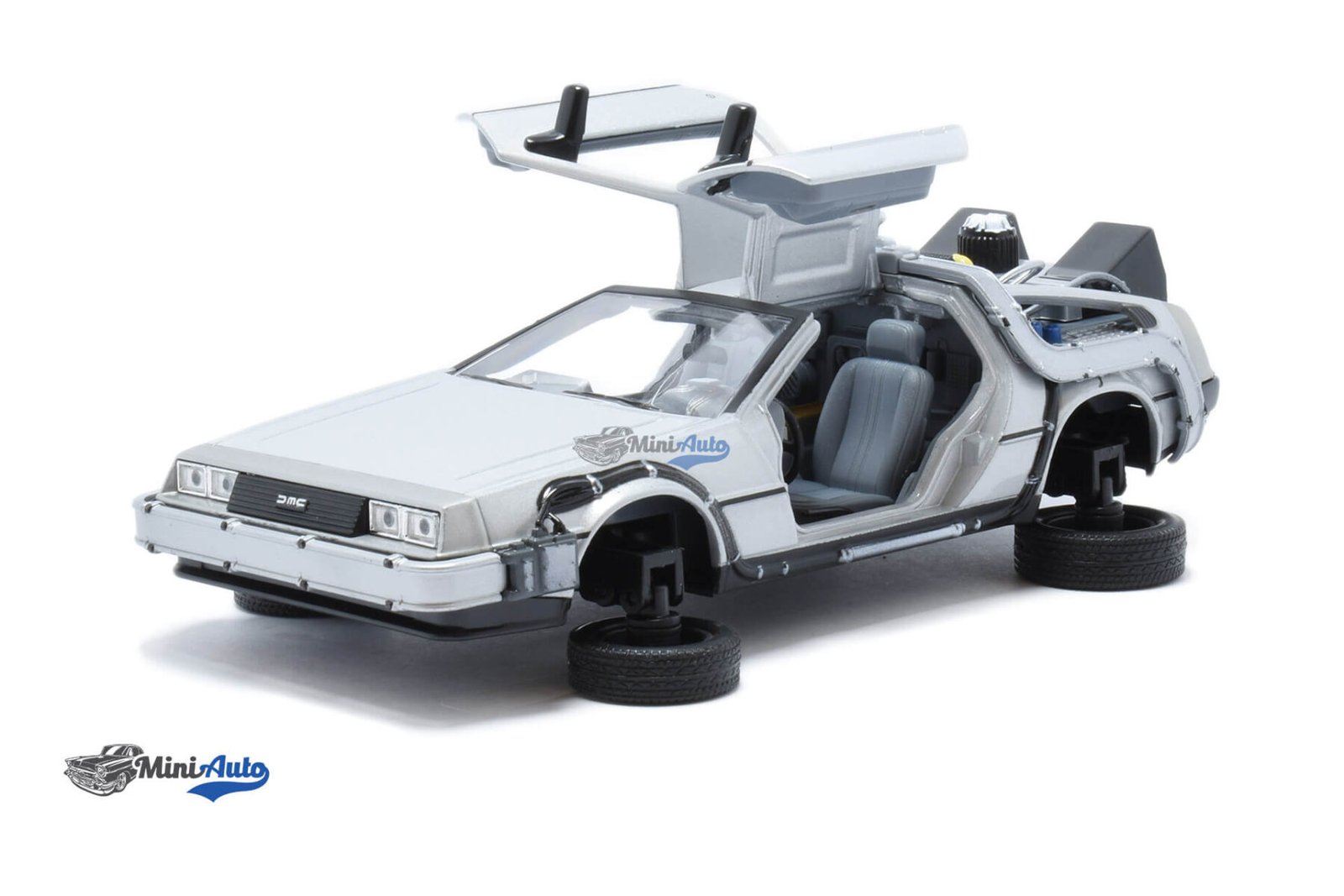 DeLorean Back to the future II Flying Whel version - Silver - Image 2