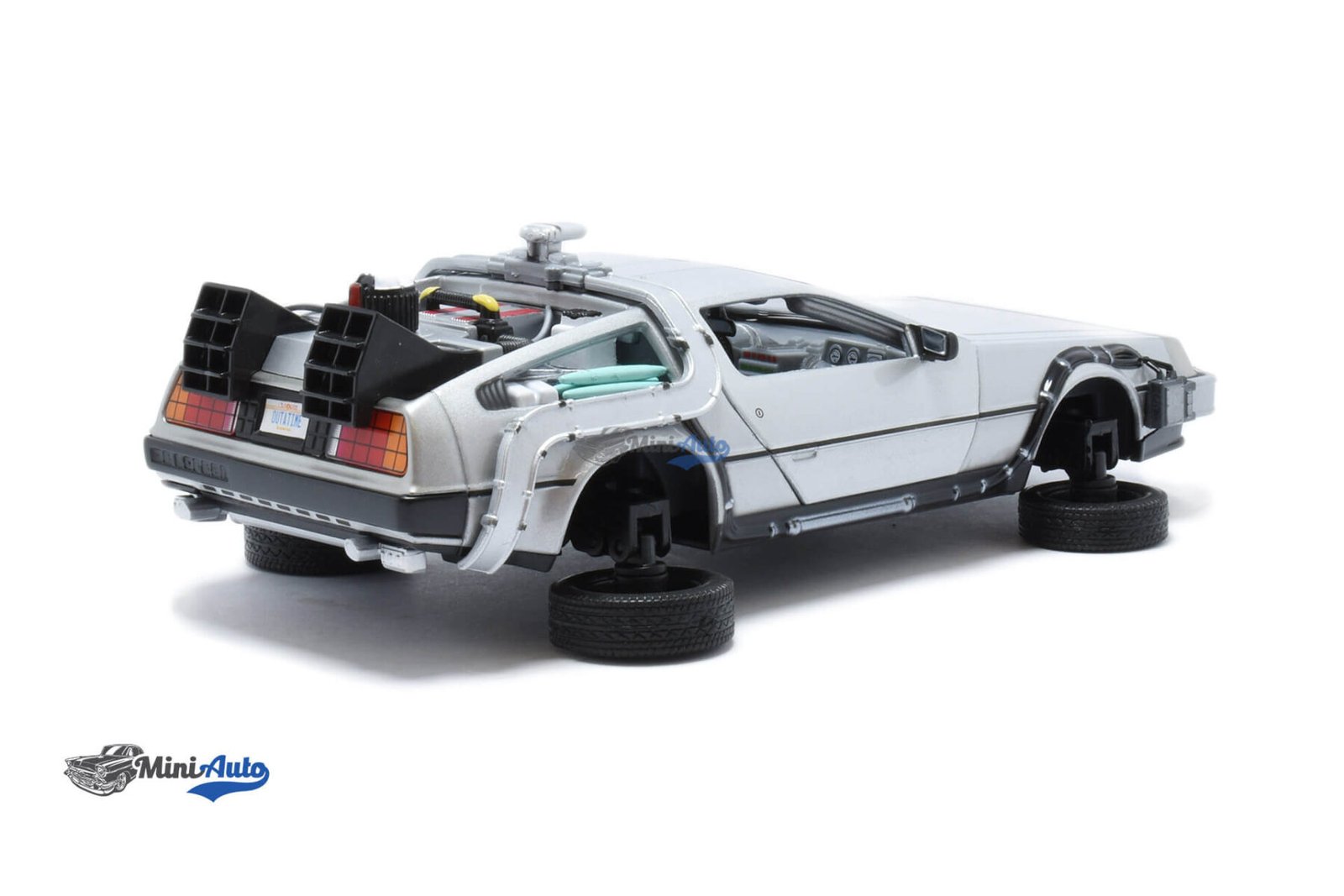 DeLorean Back to the future II Flying Whel version - Silver - Image 3