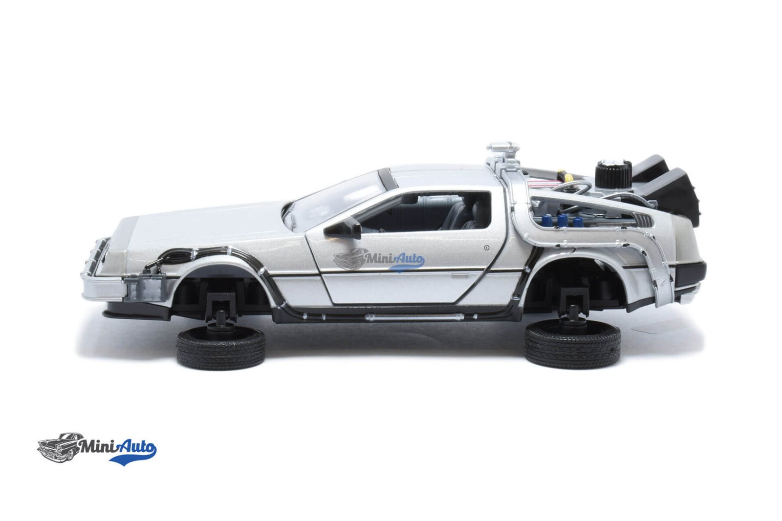 DeLorean Back to the future II Flying Whel version - Silver - Image 5