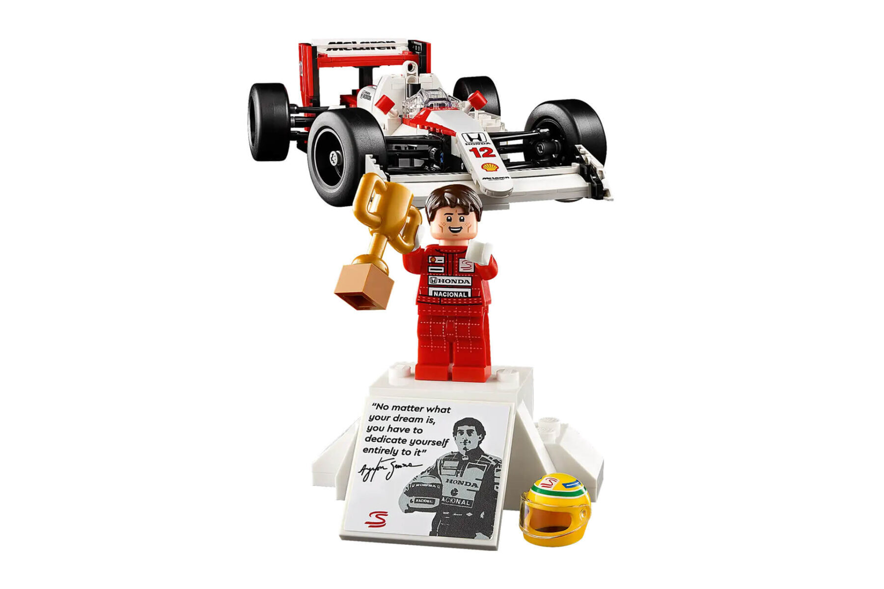 Lego - McLaren MP4/4 Senna 1/14 - 1988 - White/Red - Image 4