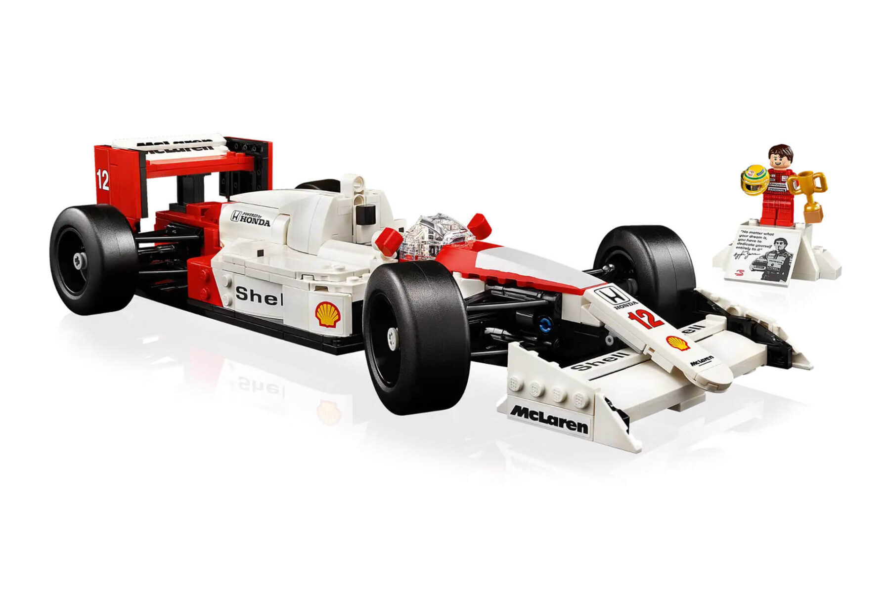 Lego - McLaren MP4/4 Senna 1/14 - 1988 - White/Red - Image 3