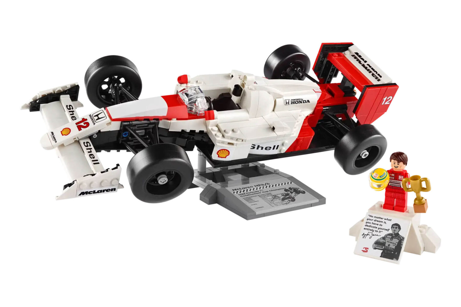 Lego - McLaren MP4/4 Senna 1/14 - 1988 - White/Red - Image 2