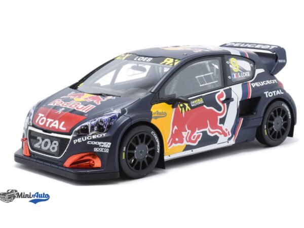 Peugeot 208 WRX N9 S. Loeb - 2018 - Blue/Red