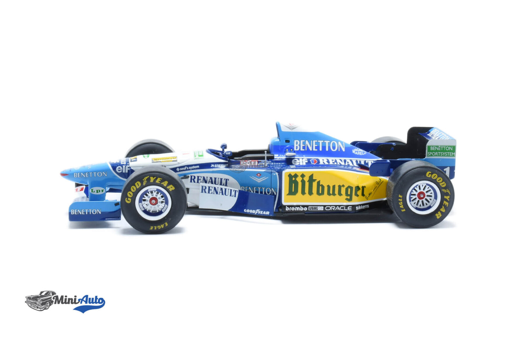 M. Schumacher Benetton B195 N1 formula 1 World Champion – 1995 – Blue - Image 3