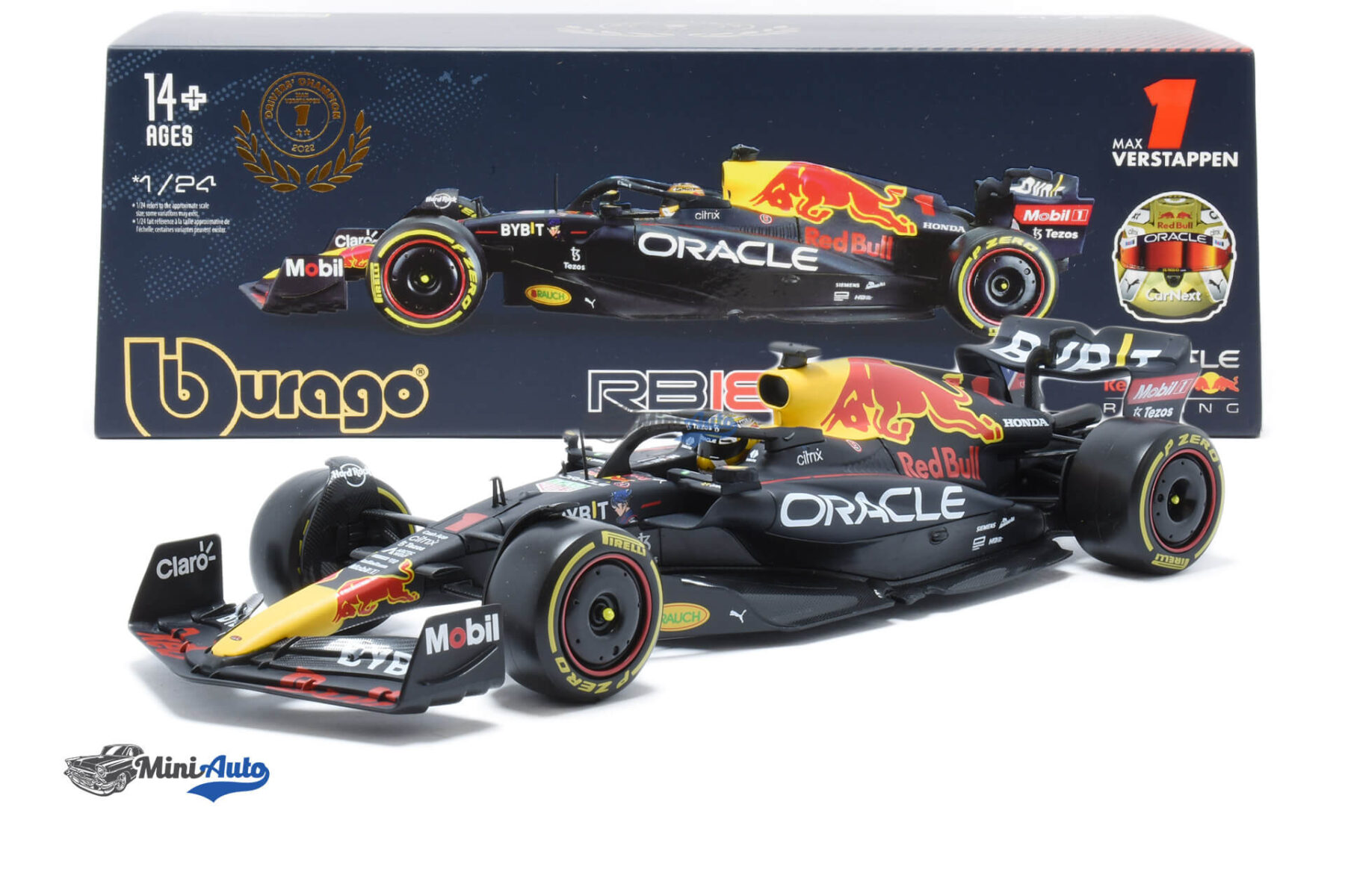 Oracle Red Bull Winner Abu Dhabi Max Verstappen - 2022 - Dark Blue - Image 4