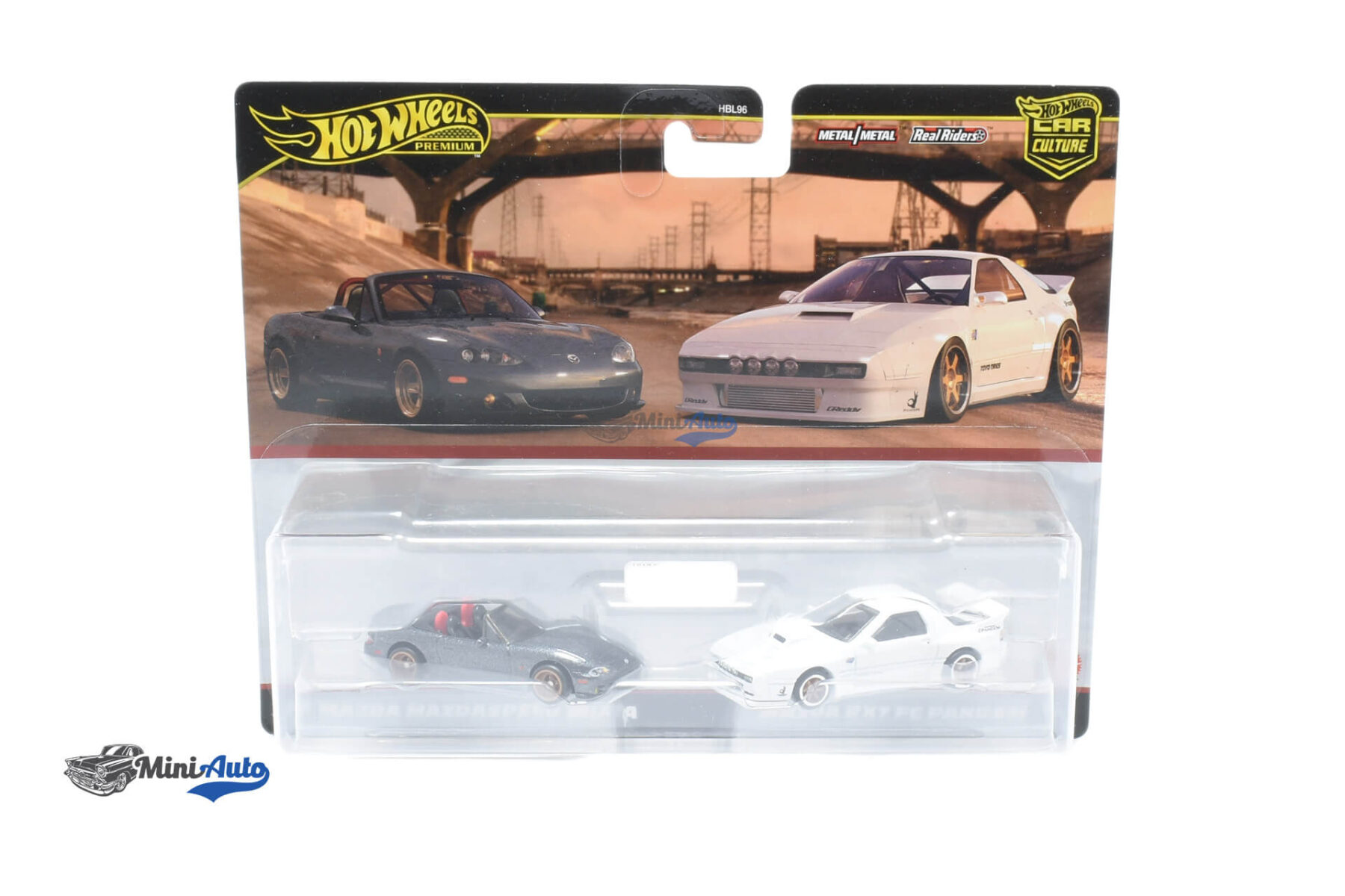 HWMVHRR75---Mazda-RX7-&-Mazda-Miata---2004---WhiteGery_1 Mazda RX7 & Mazda Miata - 2004 - White/Gery - Image 1