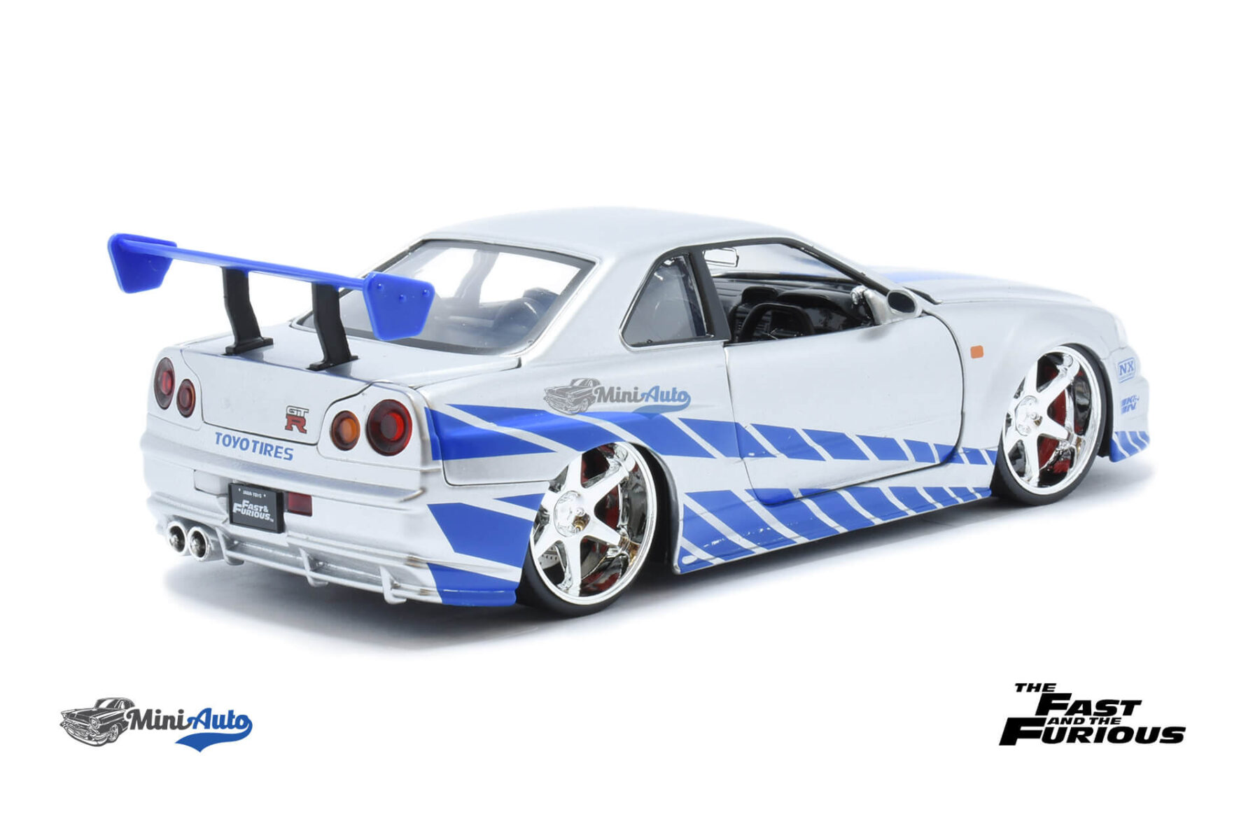 Nissan Skyline GTR R34 *fast and furious* - 2002 - Silver - Image 3