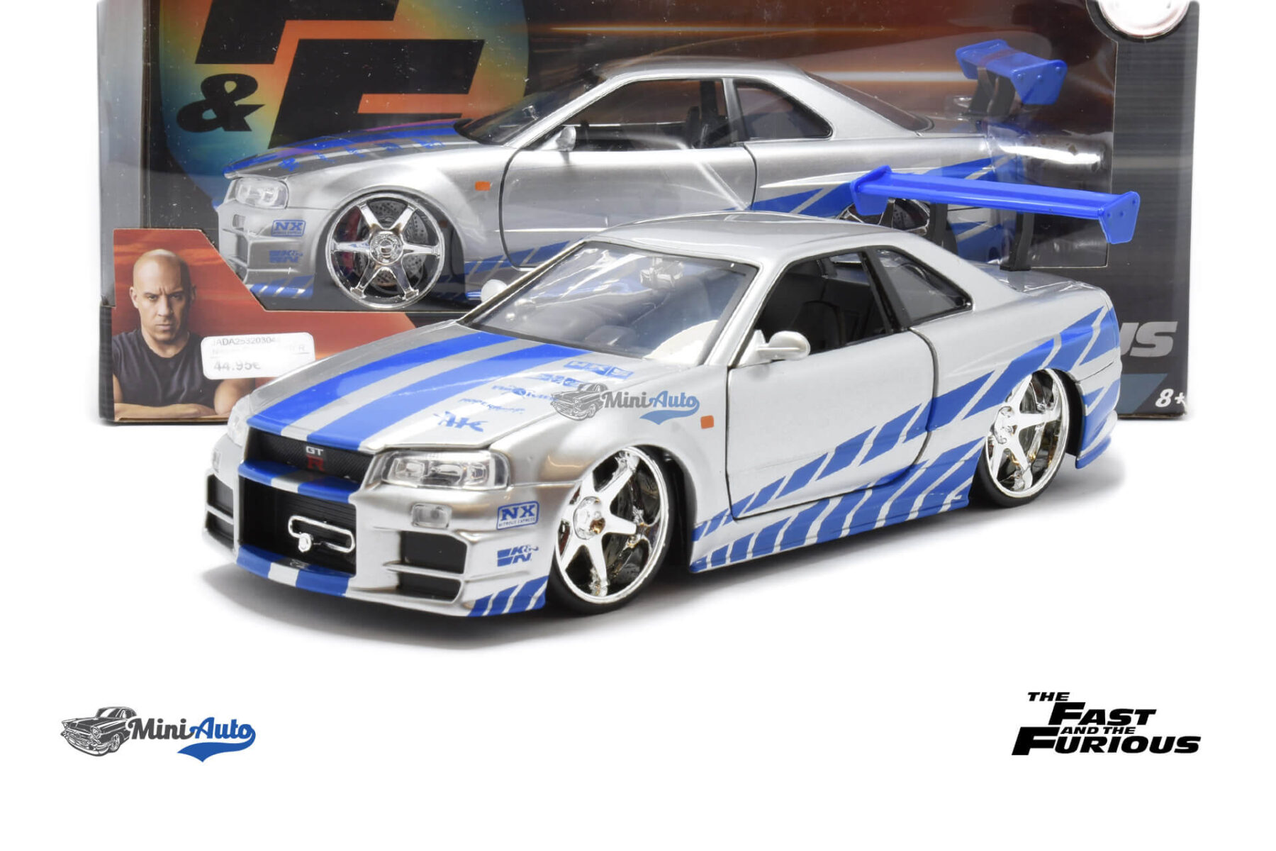 Nissan Skyline GTR R34 *fast and furious* - 2002 - Silver - Image 6