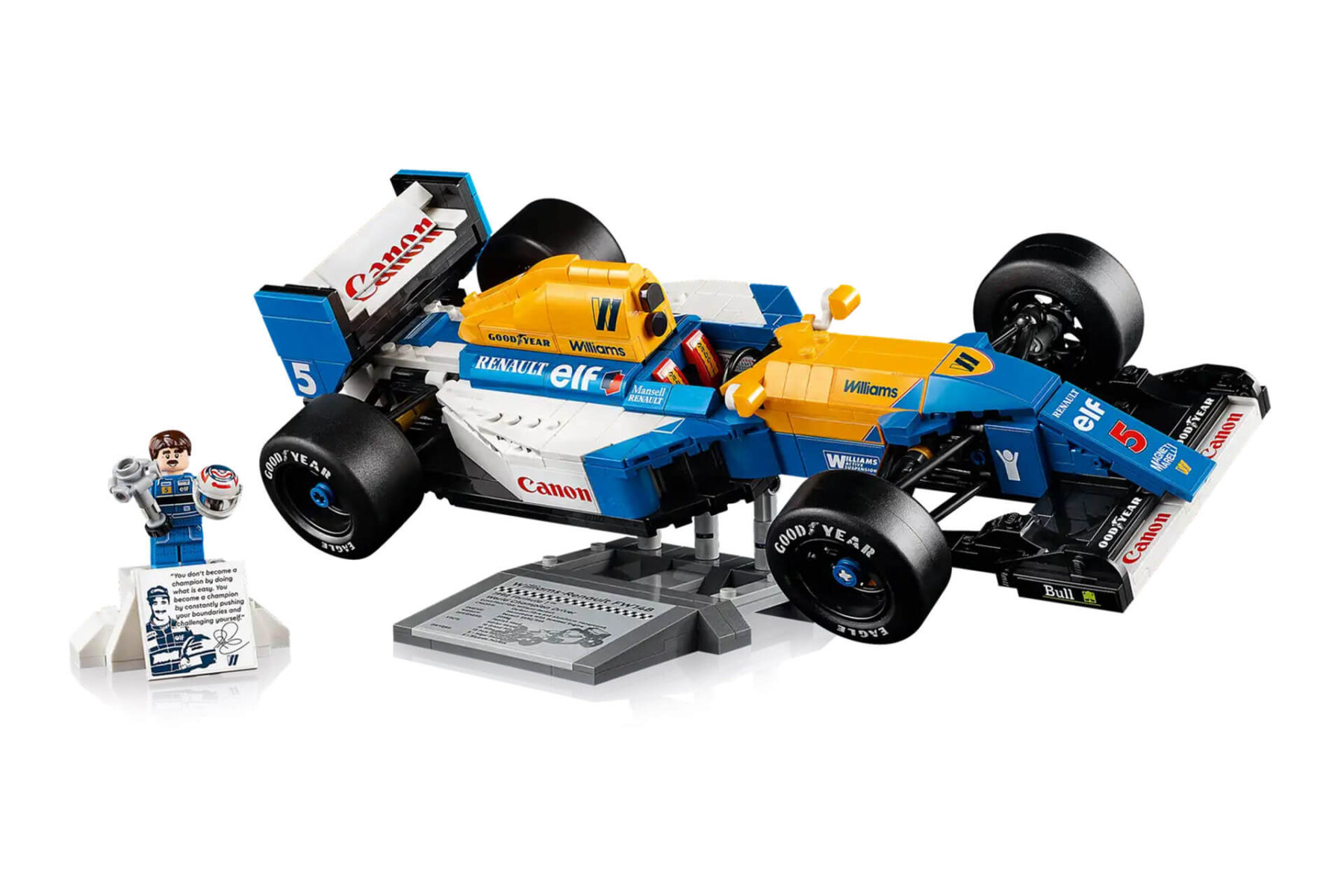 Lego - Williams - Lego Icons - F1 Fw14b Renault N 5 World Champion Season 1992 Nigel Mansell - Image 4