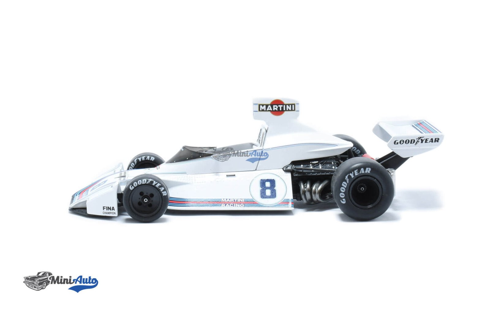 Brabham BT44B N8 F1 C. Pace - 1975 - White - Image 3