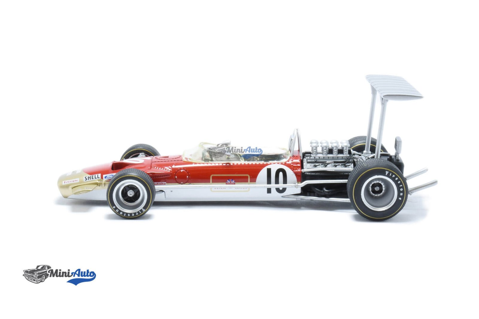 Lotus 49 N10 F1 G. Hill - 1968 - Red - Image 2