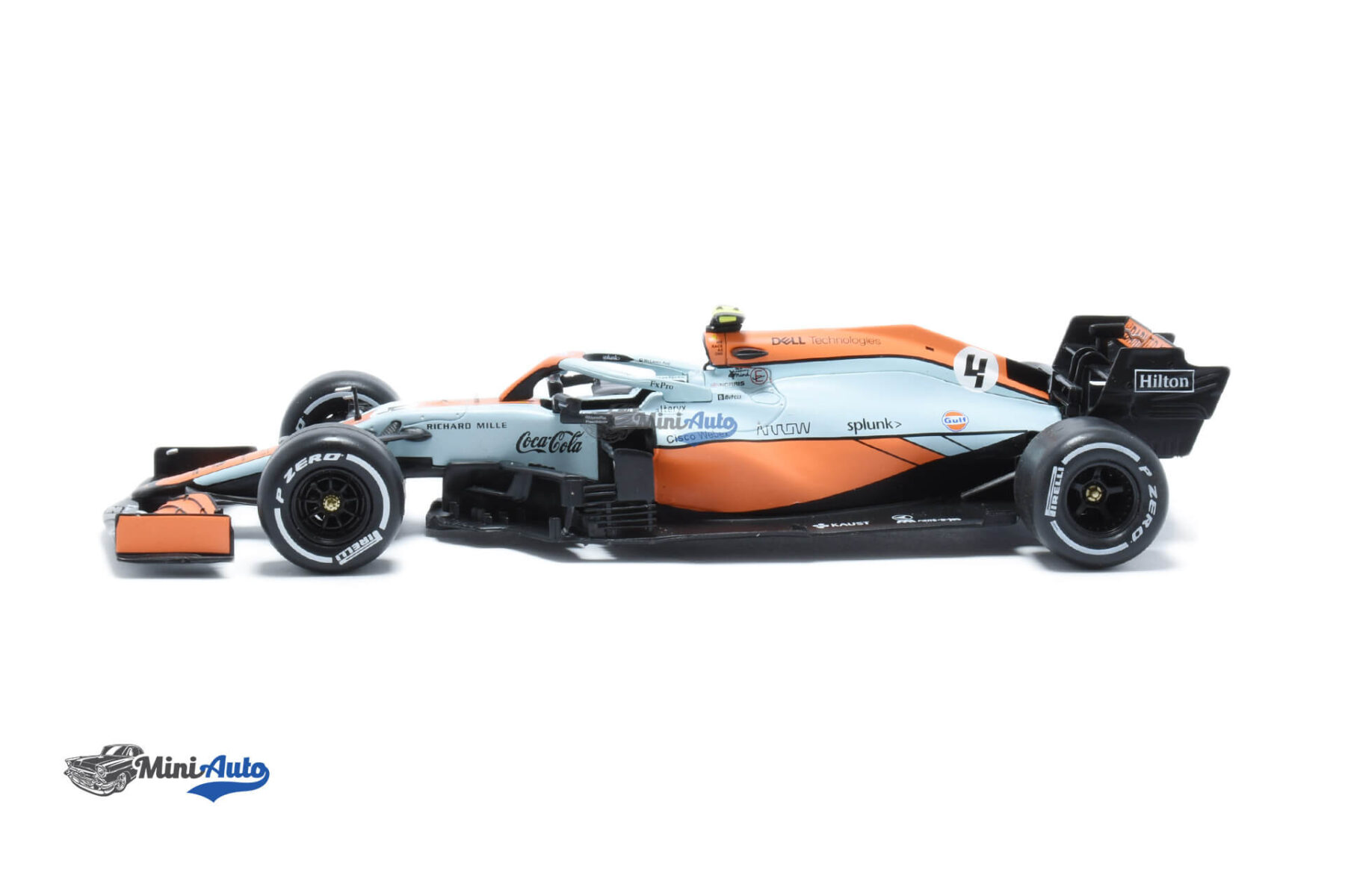 McLaren MCL35M Lando Noris N4 - 2021 - Orange/Blue - Image 3