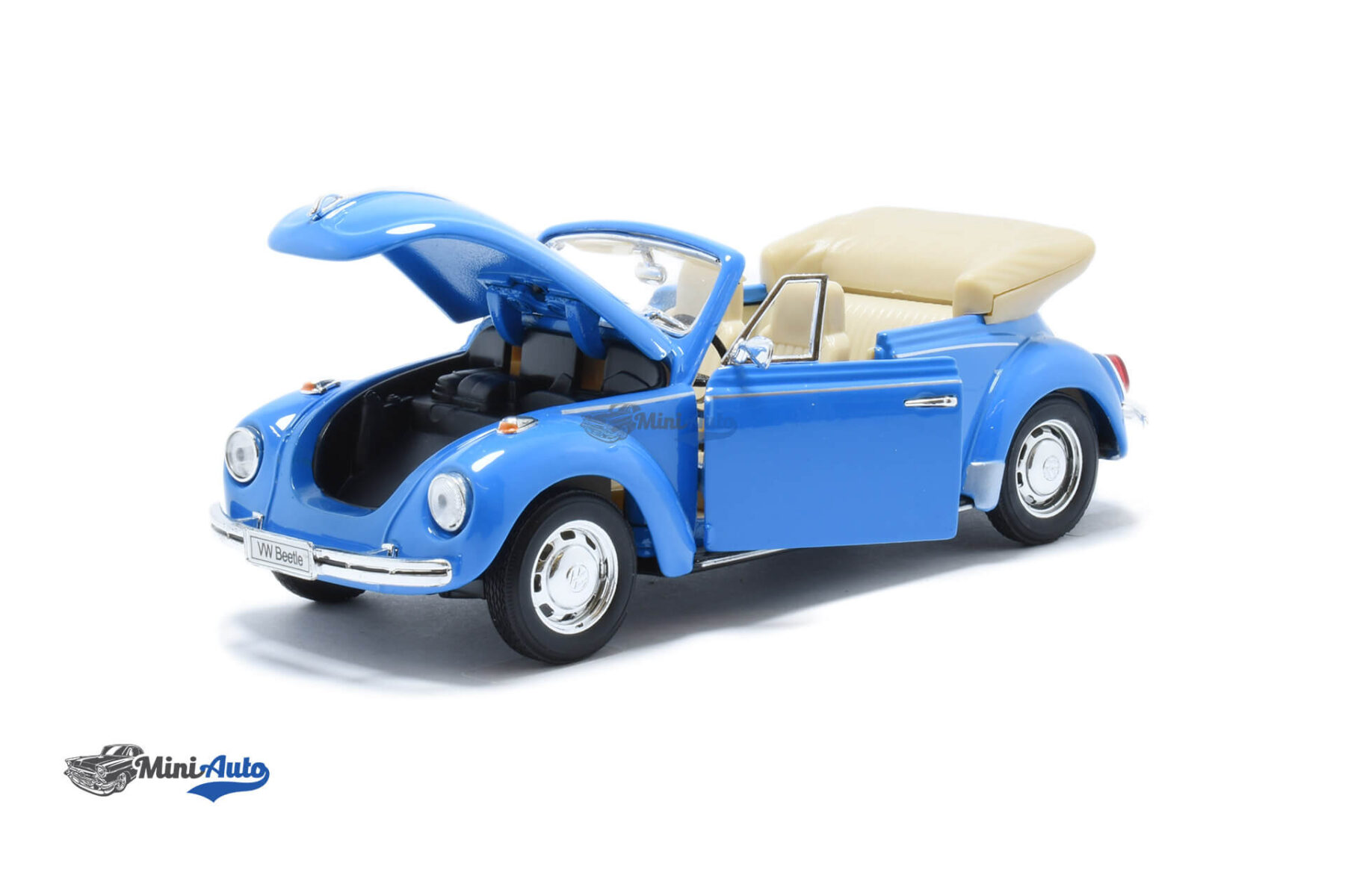 Volkswagen Beetle Cabriolet - 1973 - Light Blue - Image 2