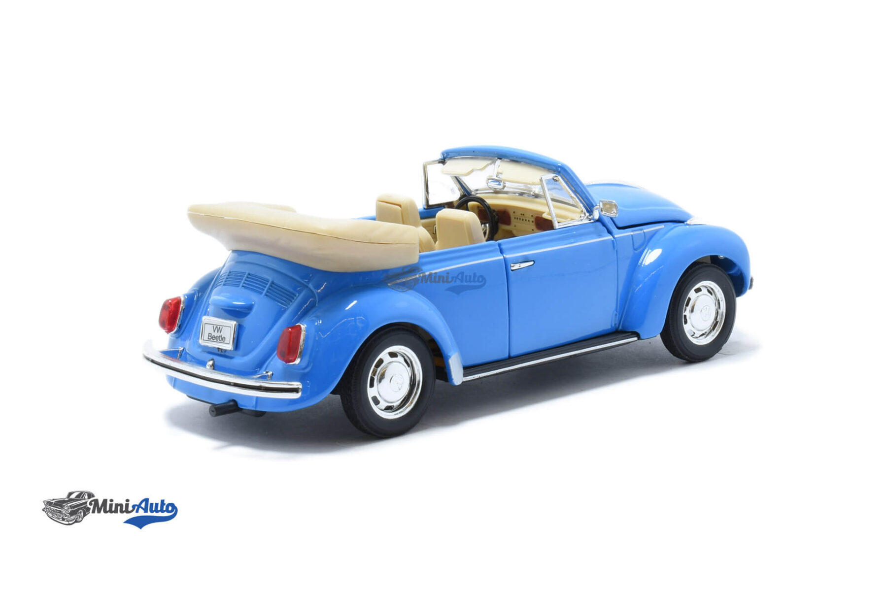 Volkswagen Beetle Cabriolet - 1973 - Light Blue - Image 3