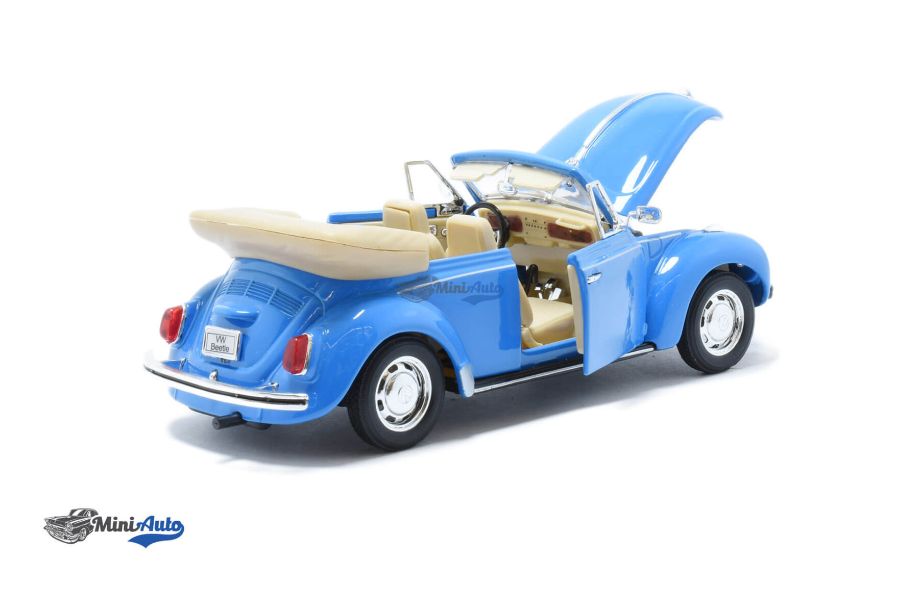 Volkswagen Beetle Cabriolet - 1973 - Light Blue - Image 4
