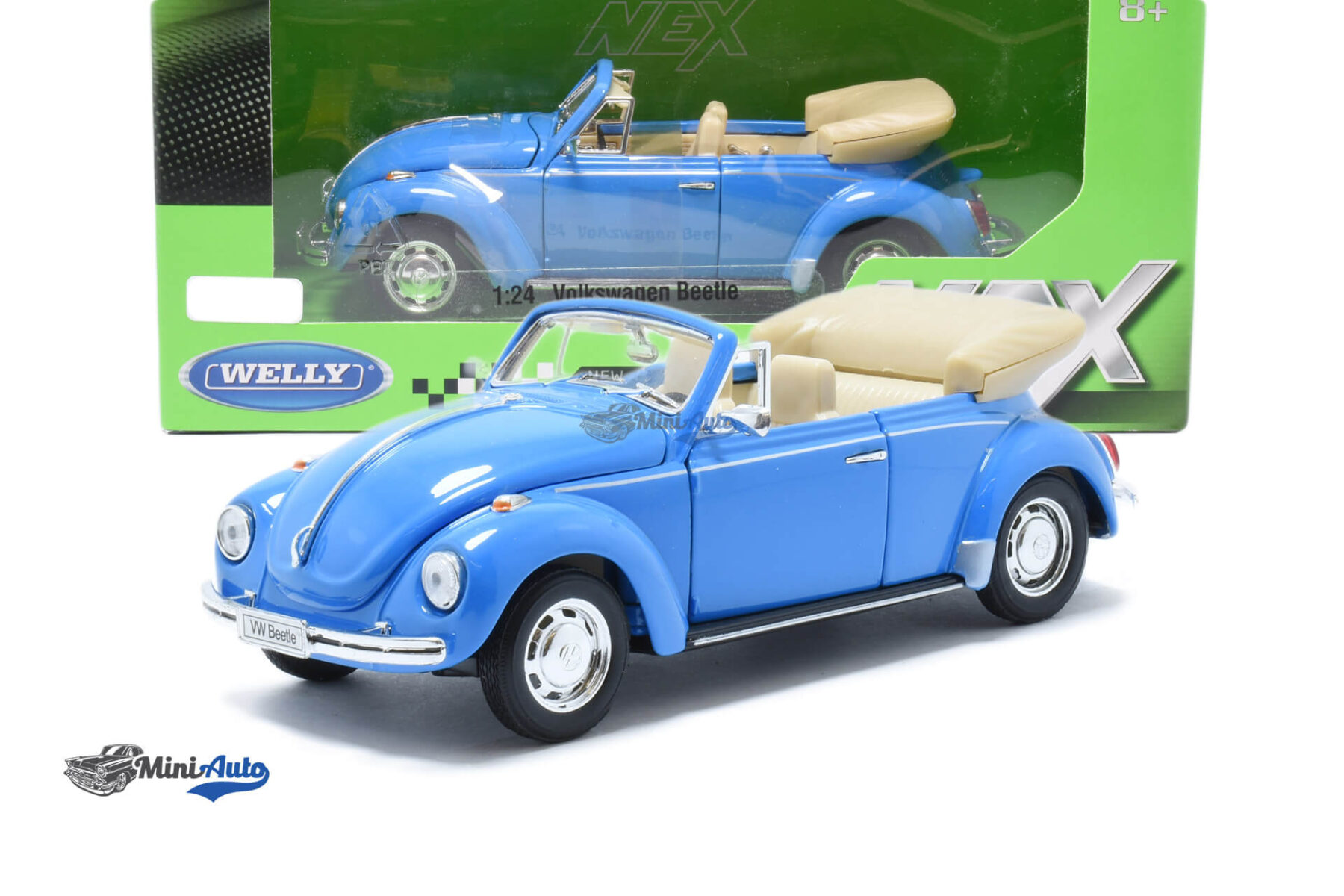 Volkswagen Beetle Cabriolet - 1973 - Light Blue - Image 6