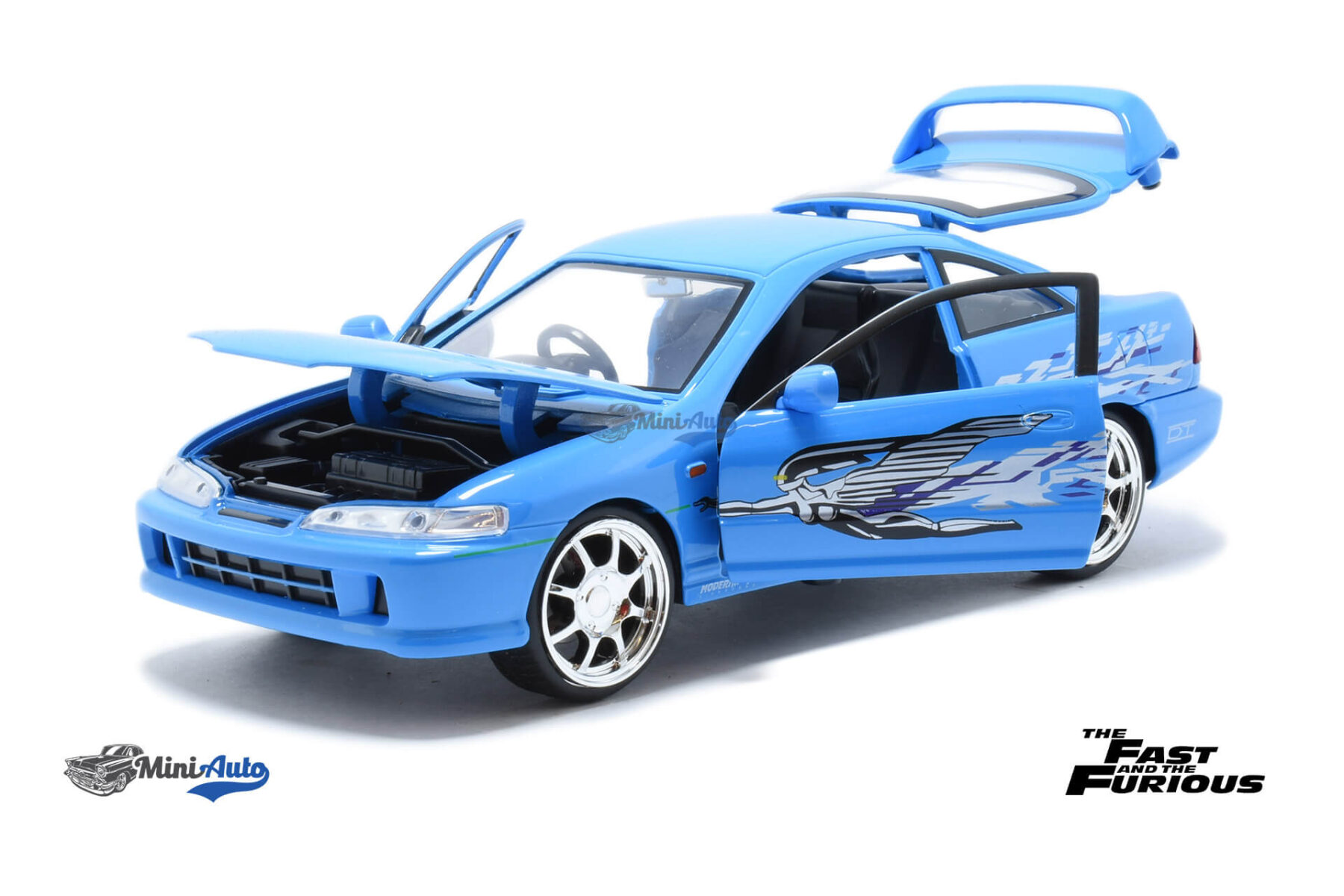 Mia’s Honda Integra Type R Fast and Furious - 1995 - Blue - Image 2