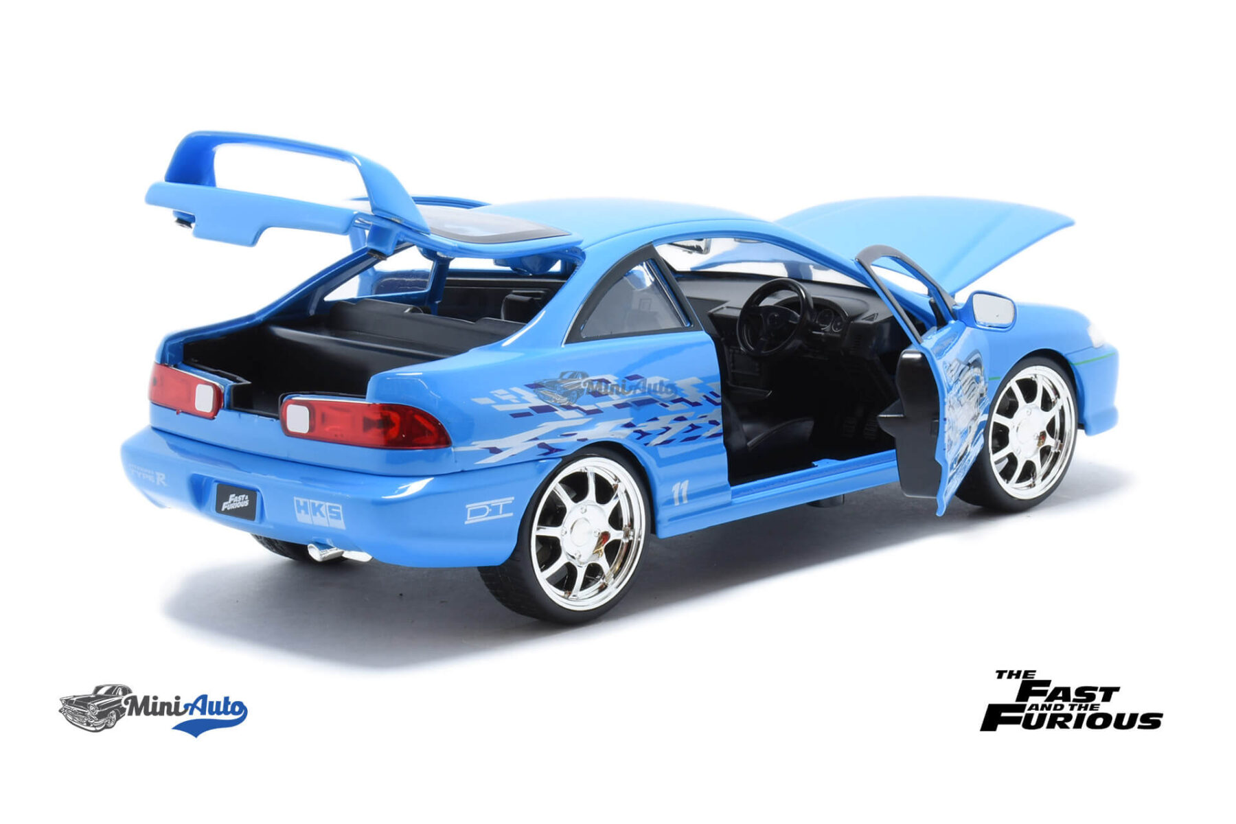 Mia’s Honda Integra Type R Fast and Furious - 1995 - Blue - Image 4