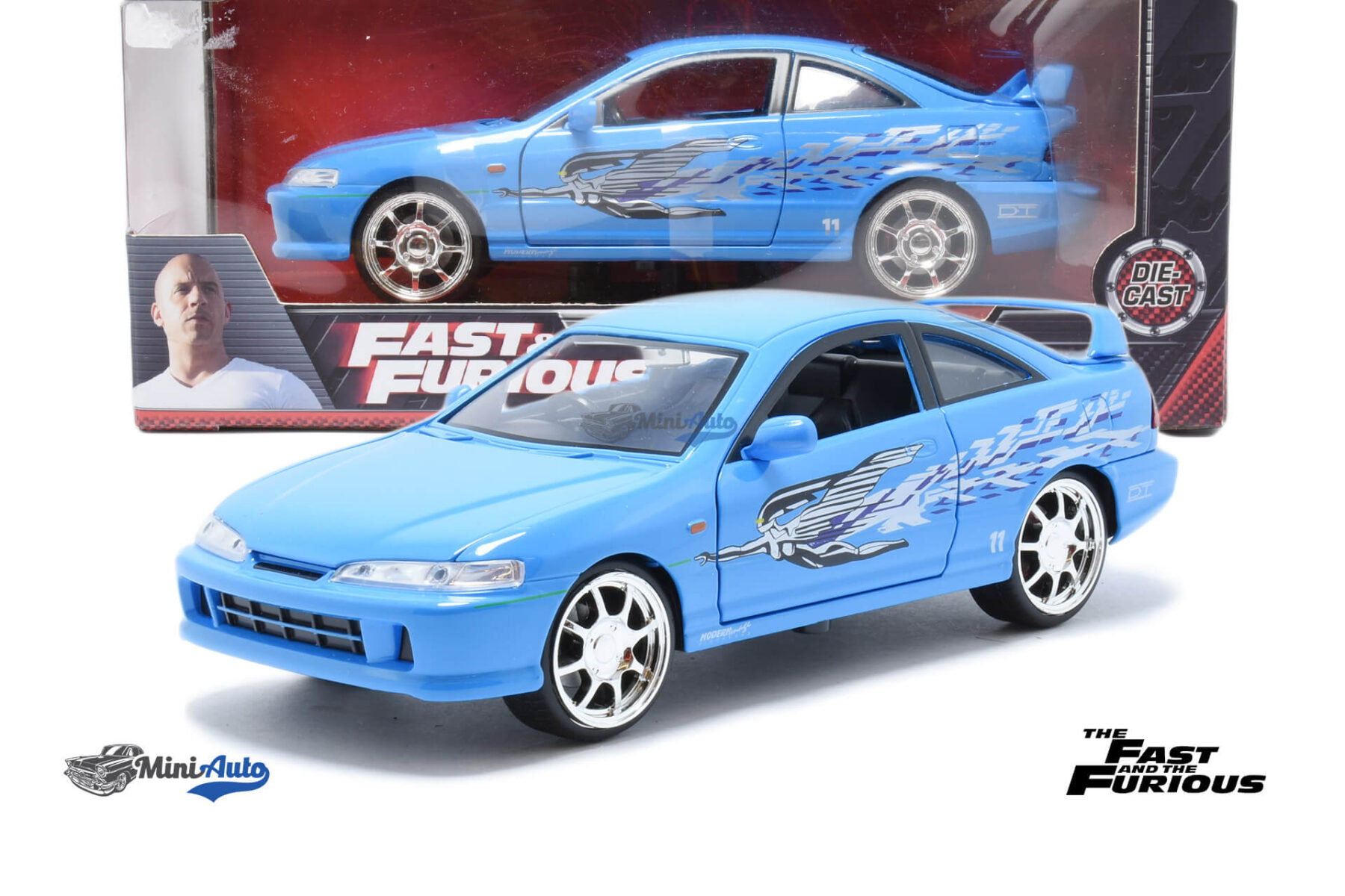 Mia’s Honda Integra Type R Fast and Furious - 1995 - Blue - Image 6