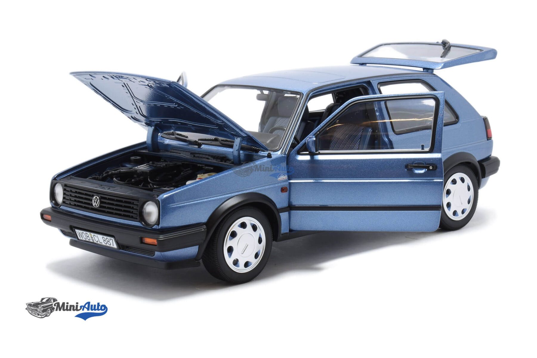 Volkswagen Golf 2 10 Millionen - 1988 - Blue - Image 2