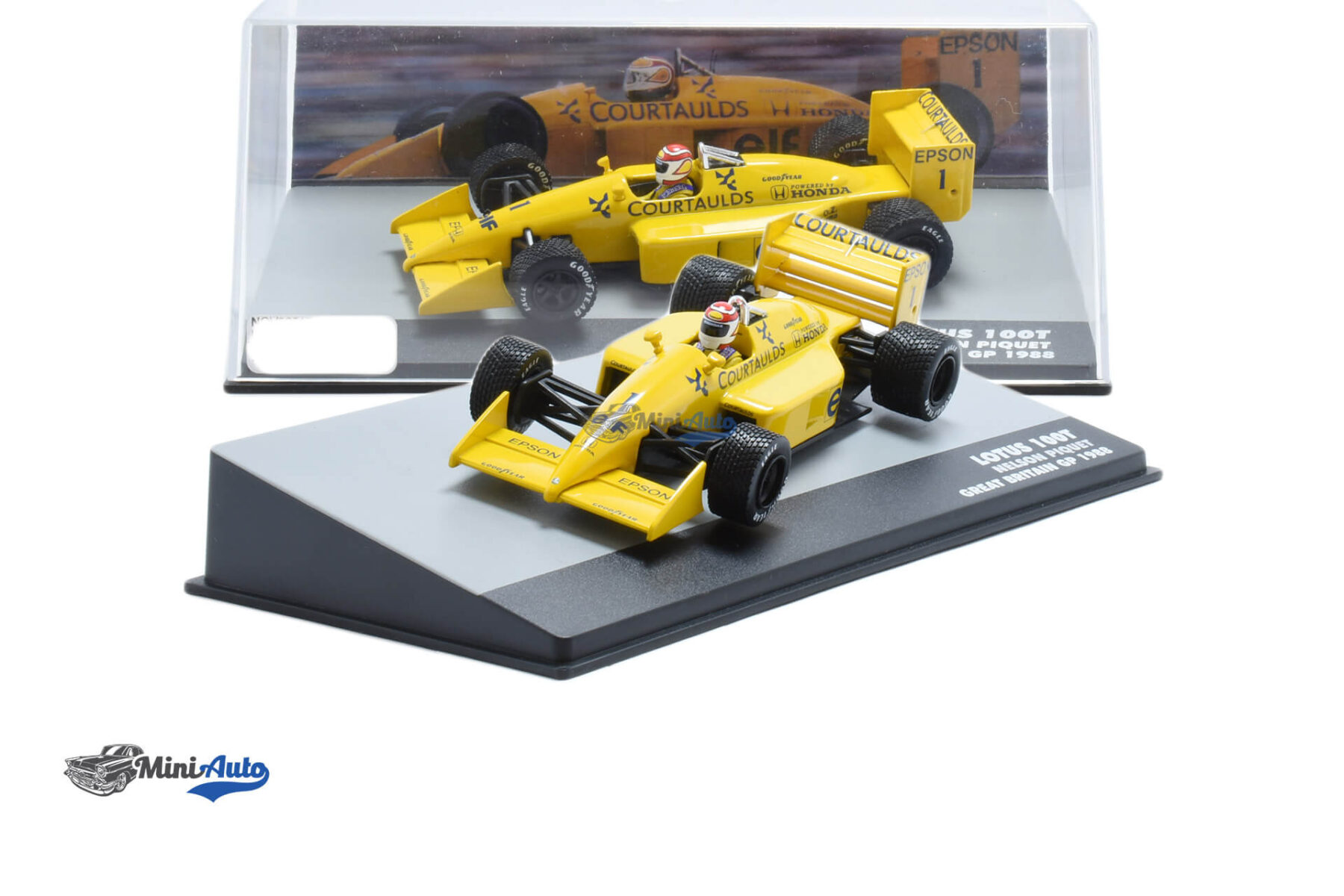 Lotus 100T Nelson Piquet N1 F1 - 1988 - Yellow - Image 4