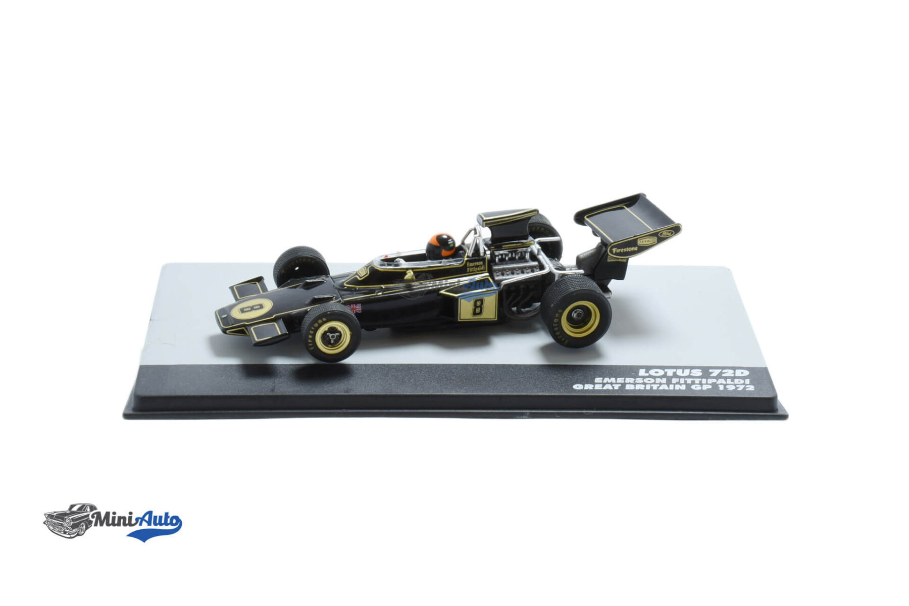 Lotus 72D Emerson Fittipaldi N8 F1 - 1972 - Black - Image 3