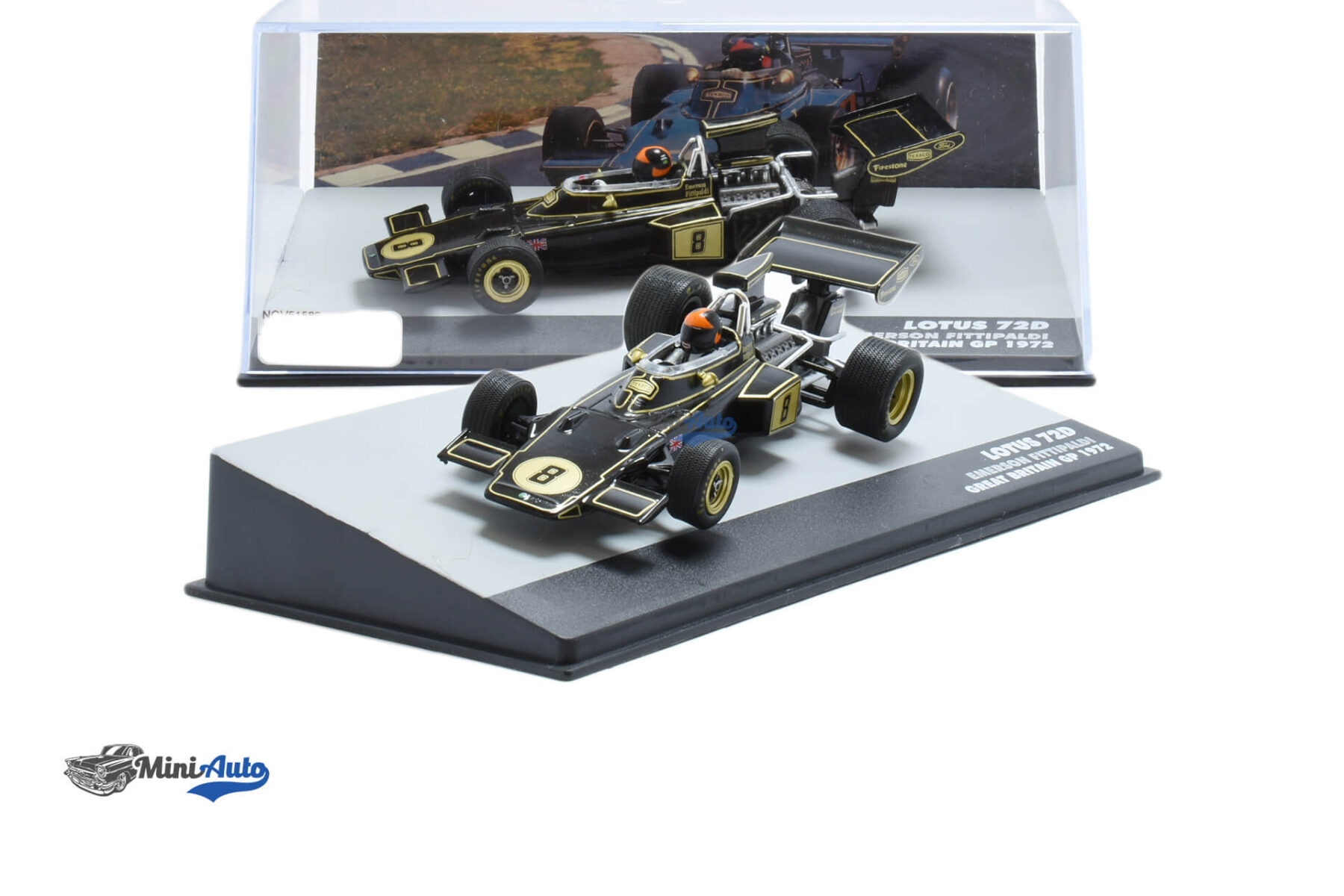 Lotus 72D Emerson Fittipaldi N8 F1 - 1972 - Black - Image 4