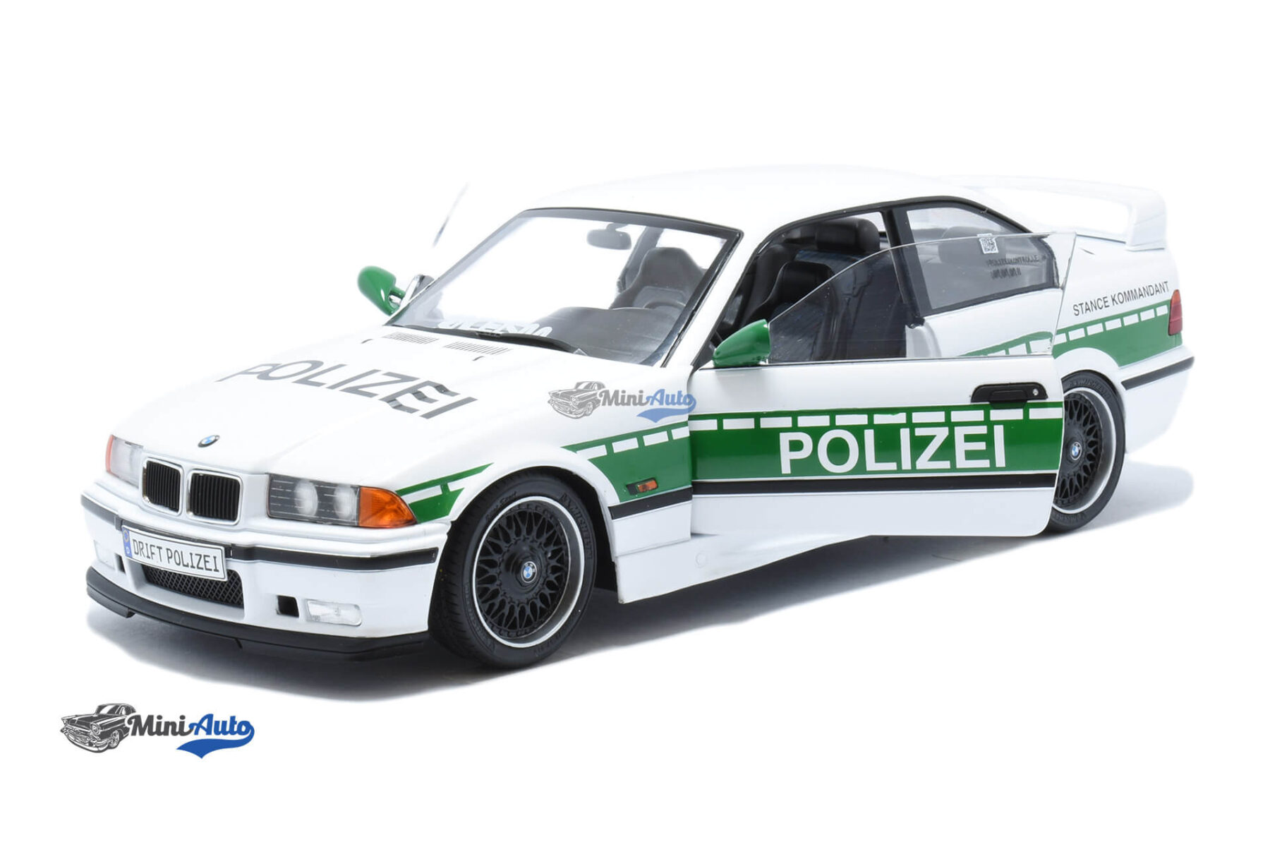 BMW E36 M3 Works Drift Polizei - 1991 - White/Green - Image 2
