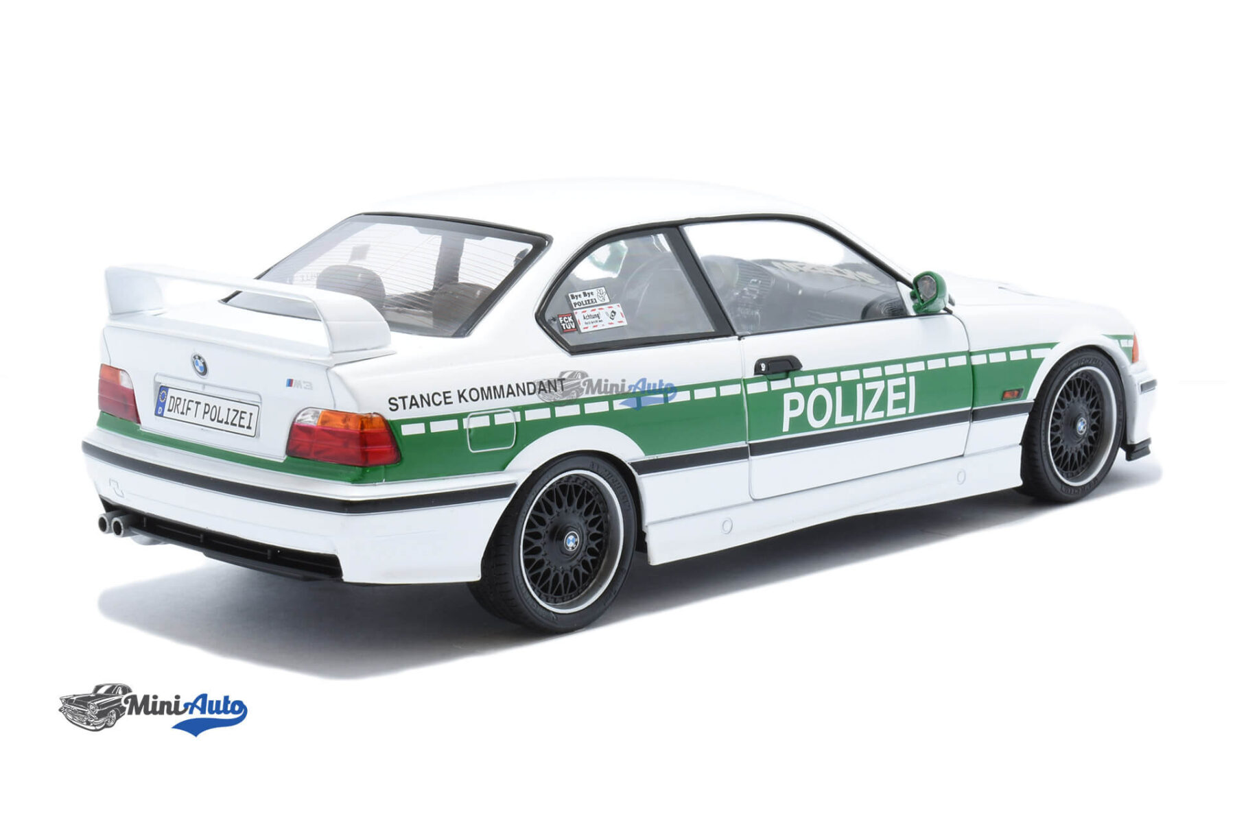 BMW E36 M3 Works Drift Polizei - 1991 - White/Green - Image 3