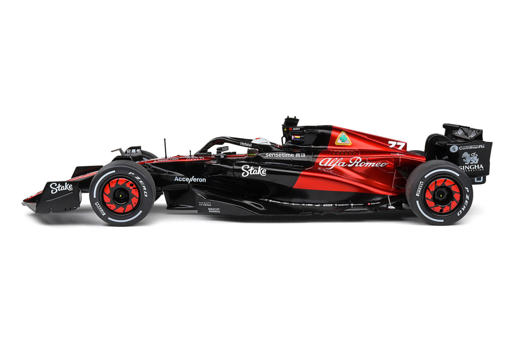 Alfa Romeo C43 Canadian GP Valterri Bottas – 2023 – Black/Red - Image 3