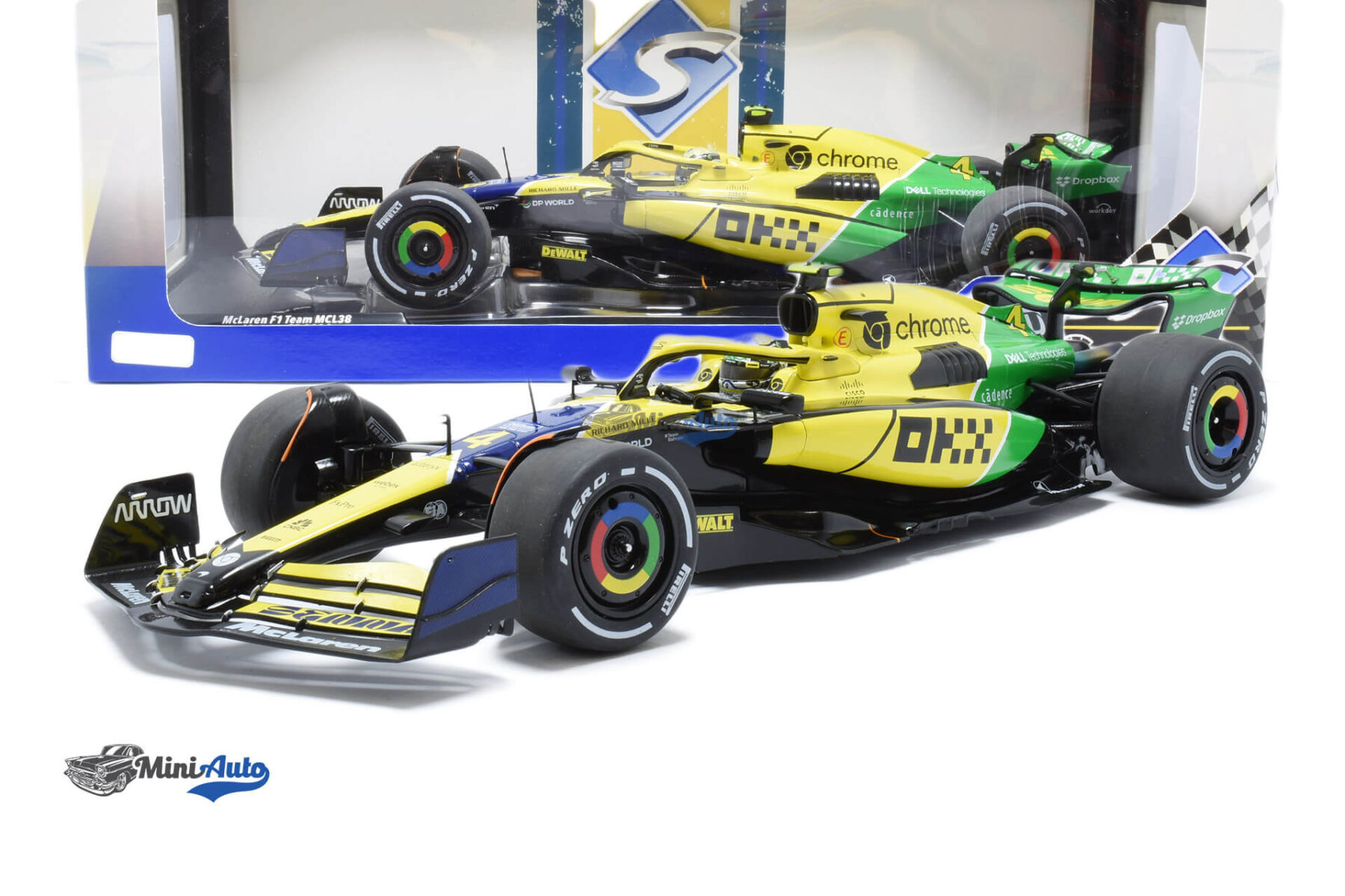 McLaren MCL38 N4 Lando Norris - 2024 - Yellow/Black - Image 4