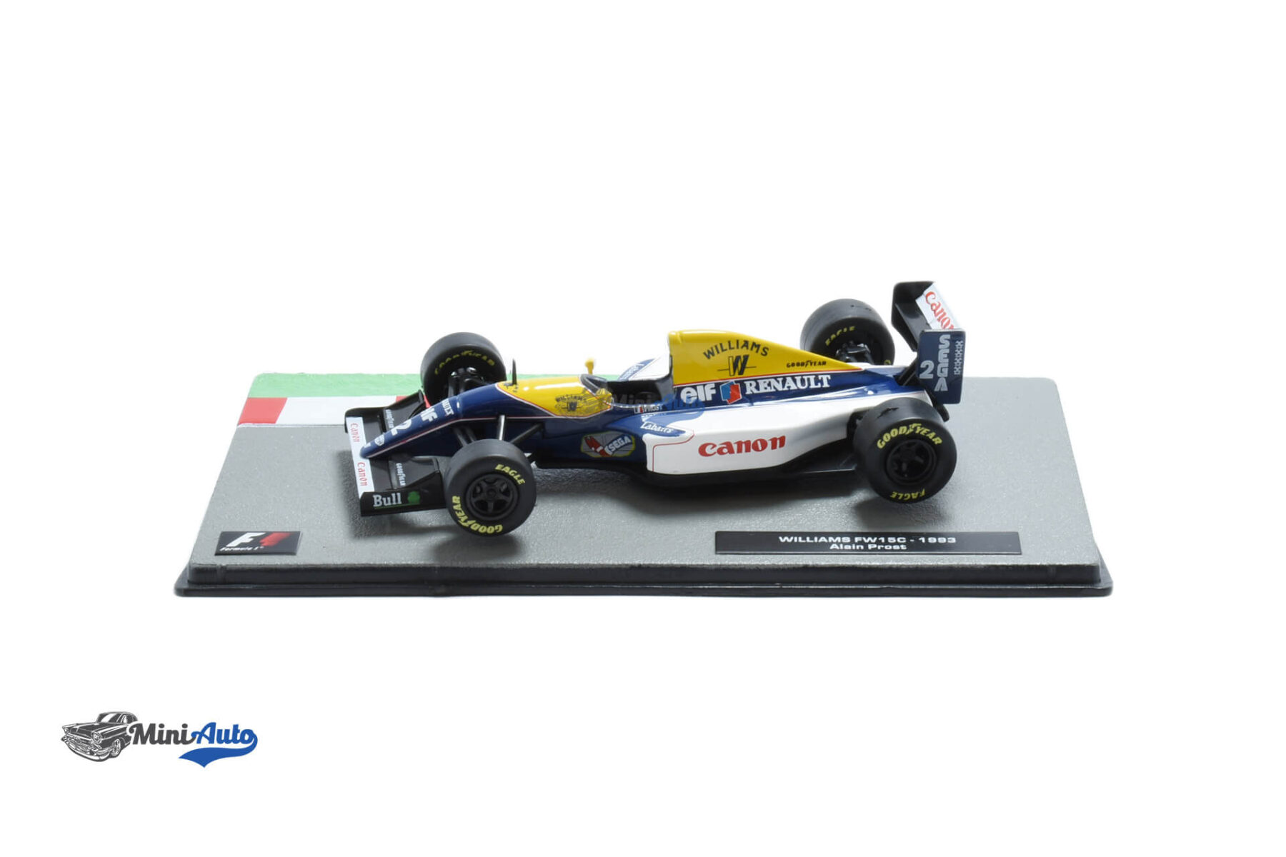 Williams Renault FW15 N2 Alain Prost - 1993 - Yellow/Blue/White - Image 3