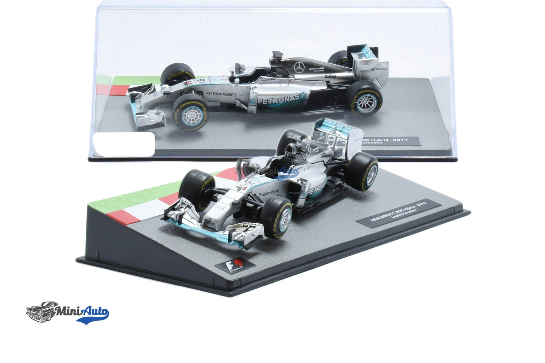 Mercedes Benz AMG F1 W05 Hybrid Lewis Hamilton N44 - 2014 - Silver - Image 4