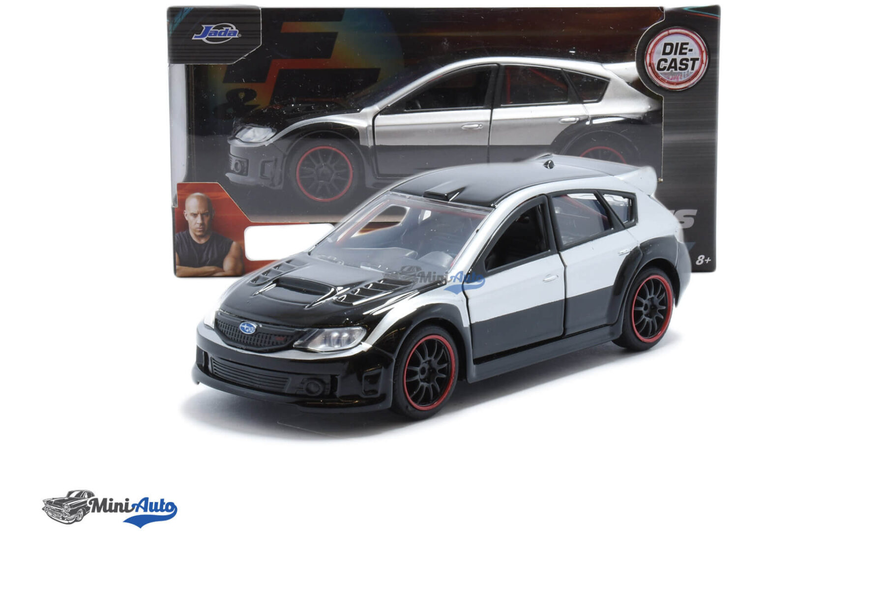 Subaru Impreza WRX STI Paul Walker F&F4 - 2009 - Black/Silver - Image 6